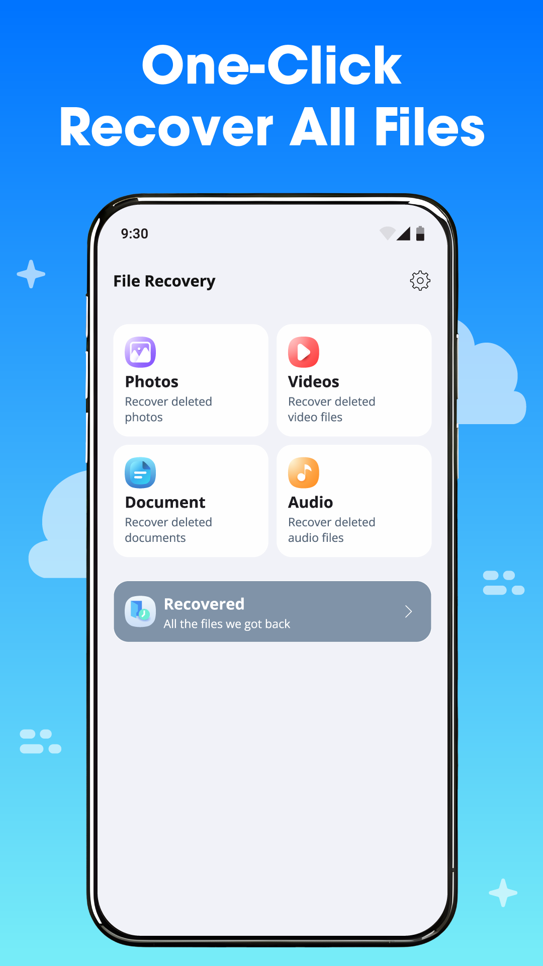 اسکرین شات 1 برنامه File Recovery: Photos Recovery