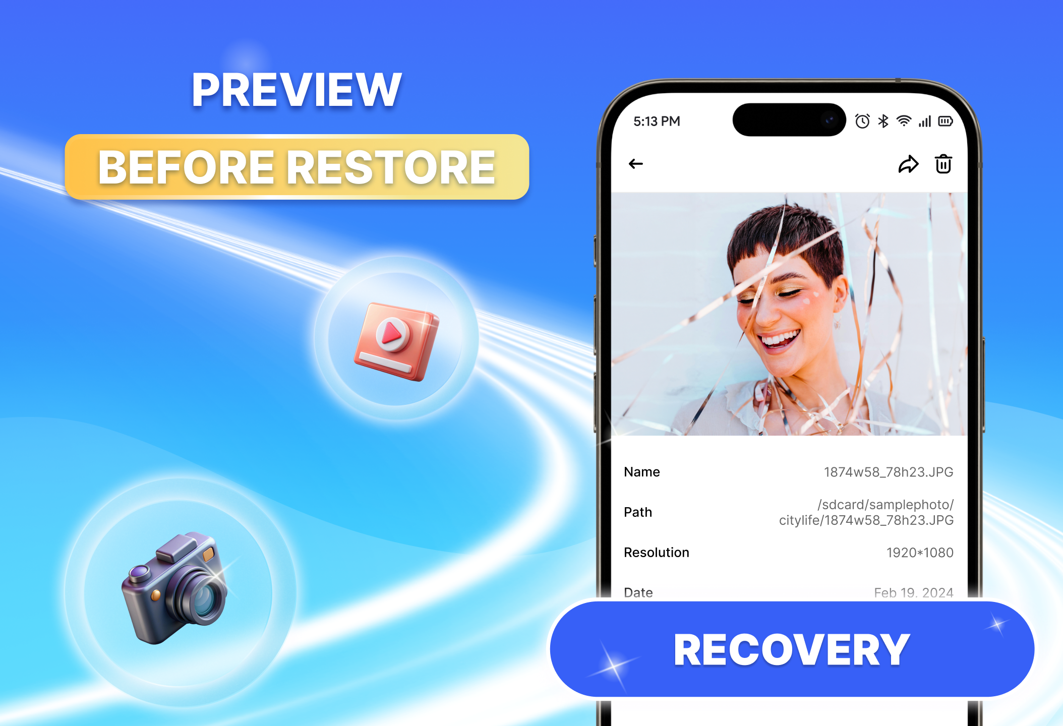 اسکرین شات 5 برنامه File Recovery - Photo Recovery