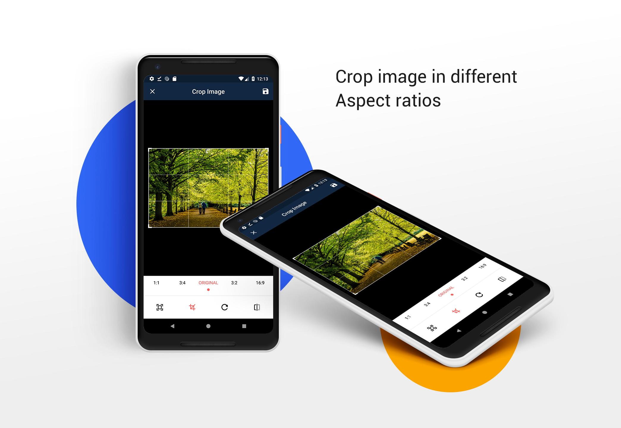 اسکرین شات 4 برنامه Crop Image - Resize image