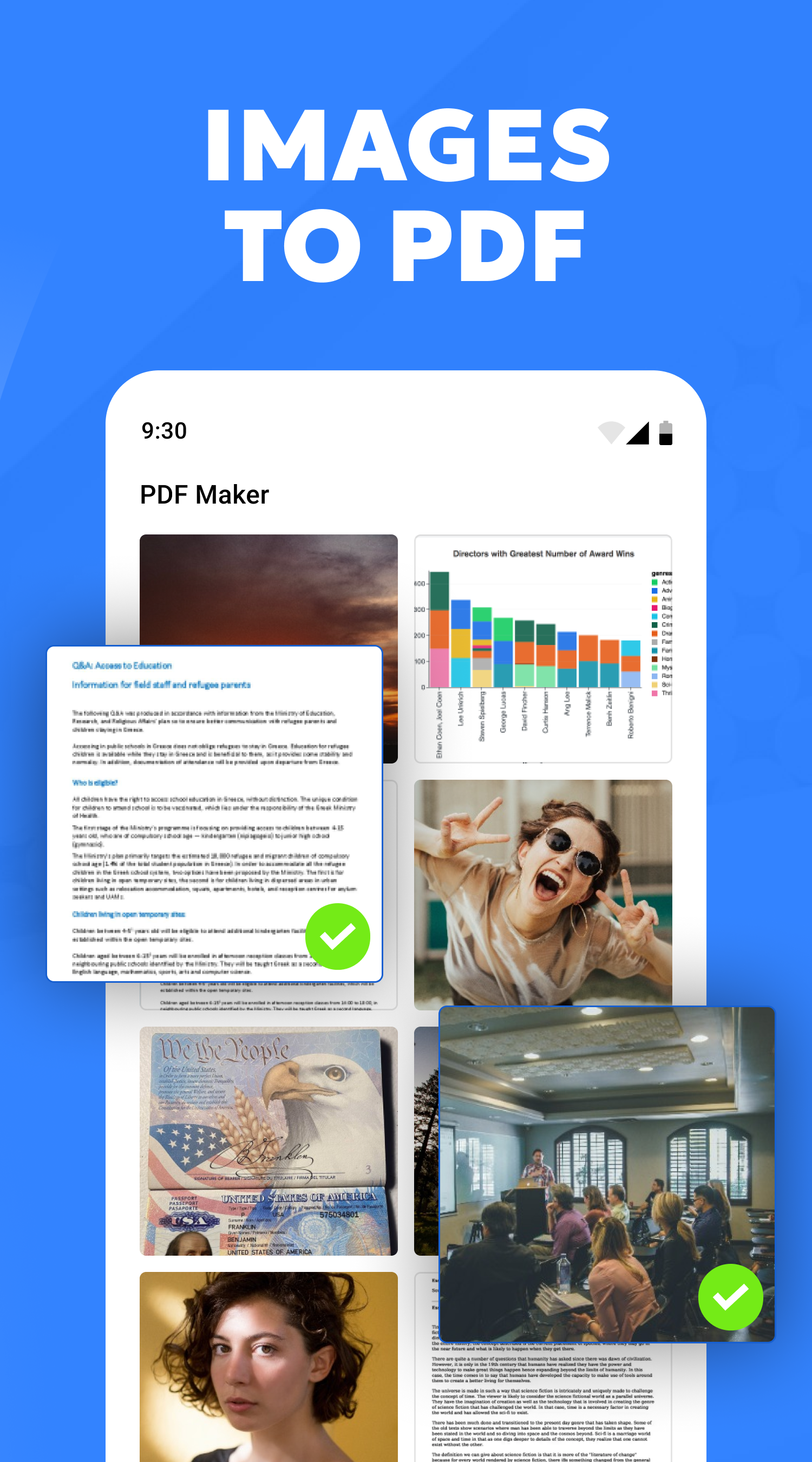 اسکرین شات 3 برنامه PDF converter - JPG to PDF