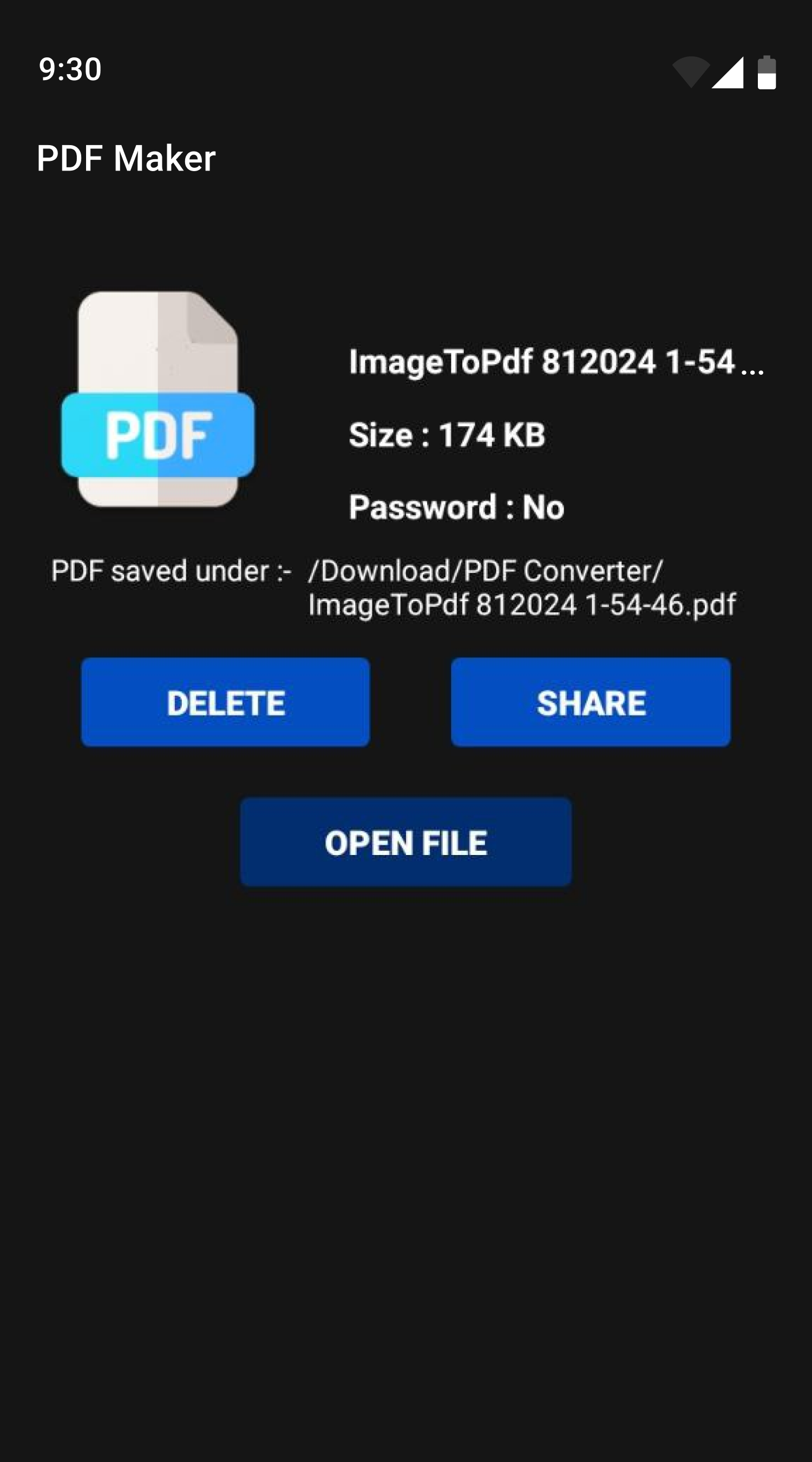 اسکرین شات 8 برنامه PDF converter - JPG to PDF