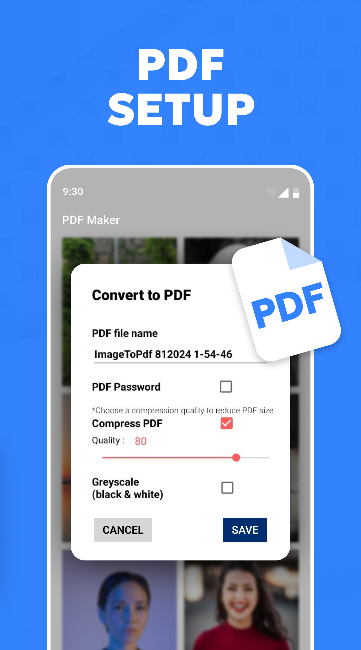 اسکرین شات 4 برنامه PDF converter - JPG to PDF
