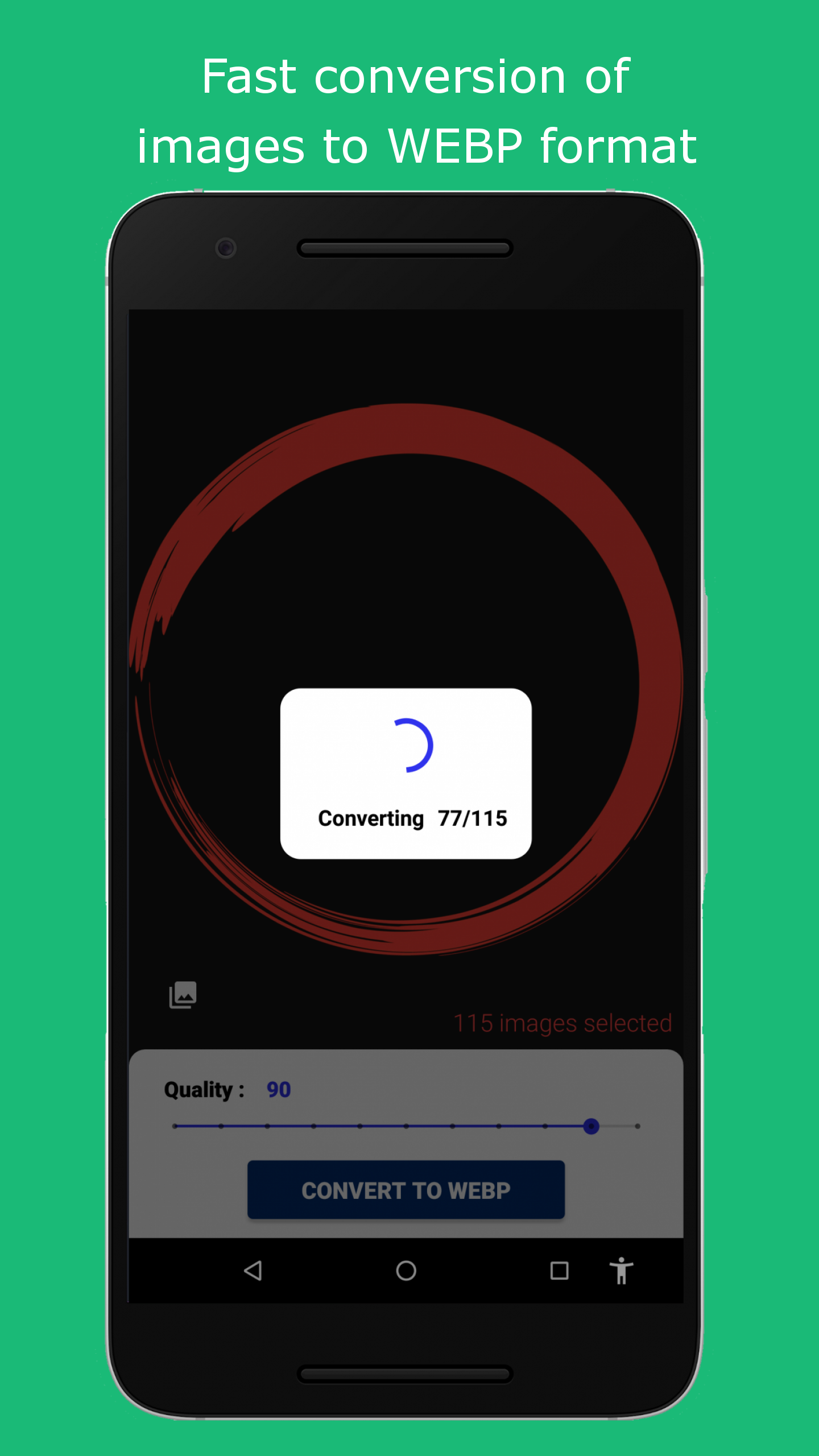 اسکرین شات 3 برنامه Webp Image Converter - Jpg to