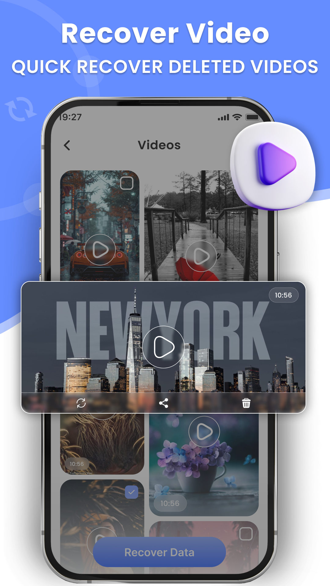 اسکرین شات 6 برنامه Recover Deleted Photos & Video