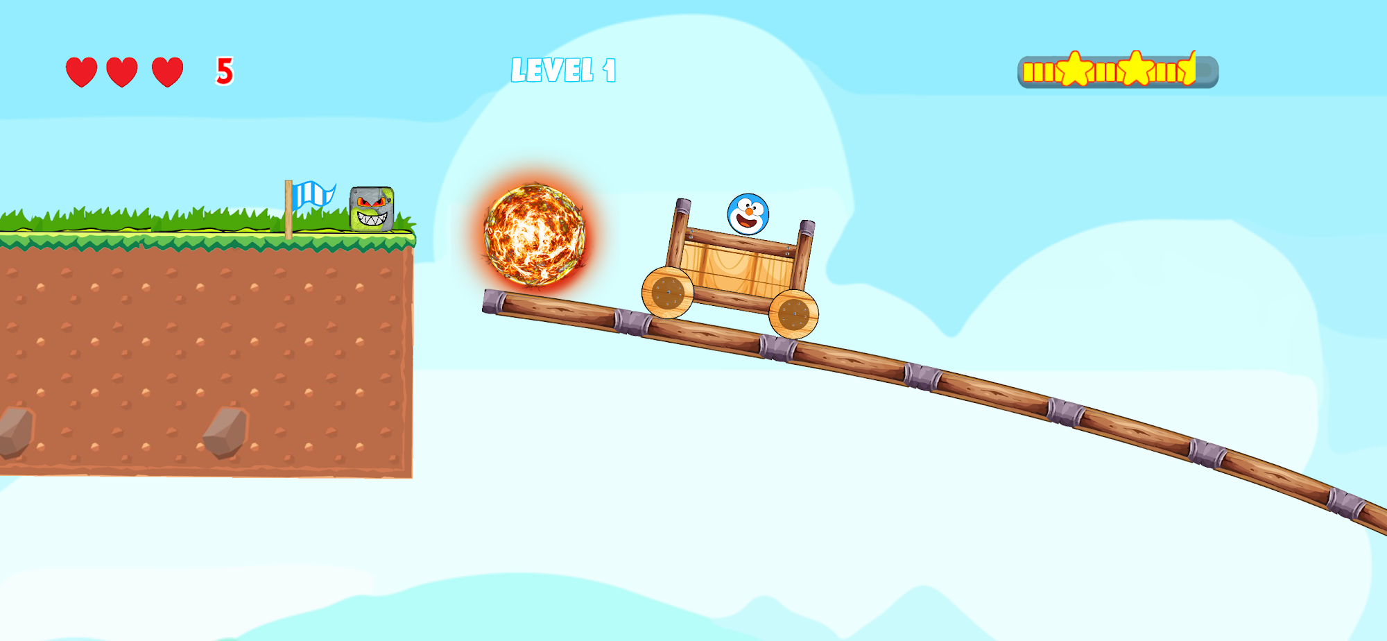 اسکرین شات 2 بازی red hero bounce ball adventure