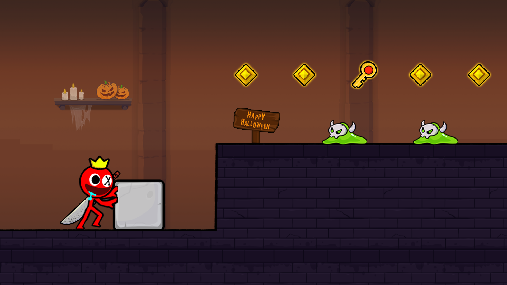 اسکرین شات 3 بازی Red Stick Boy: Adventure Game