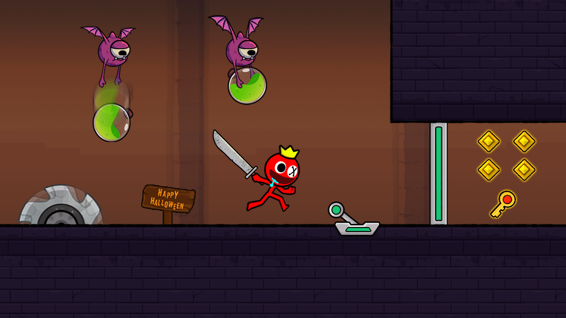 اسکرین شات 4 بازی Red Stick Boy: Adventure Game