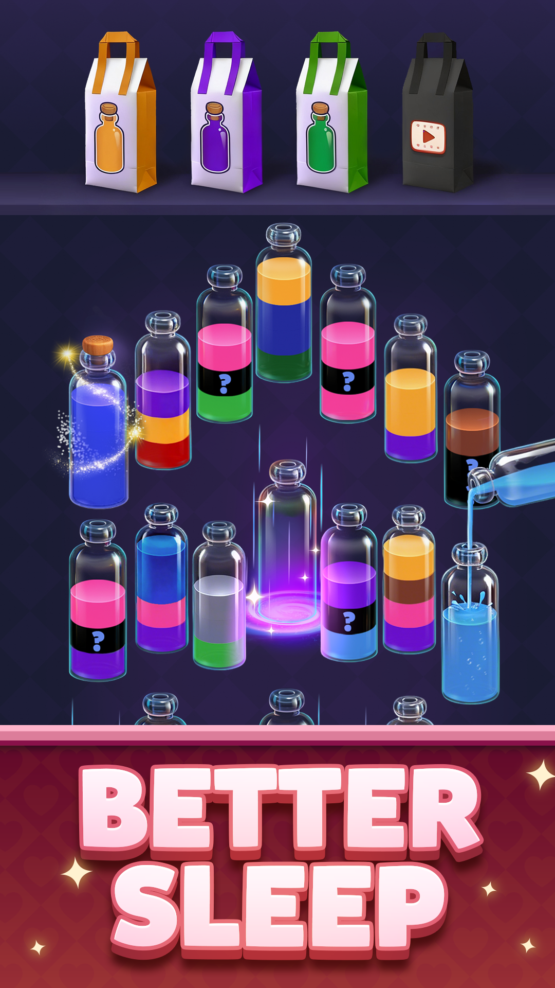 اسکرین شات 3 بازی Water Match™- ASMR Water Sort