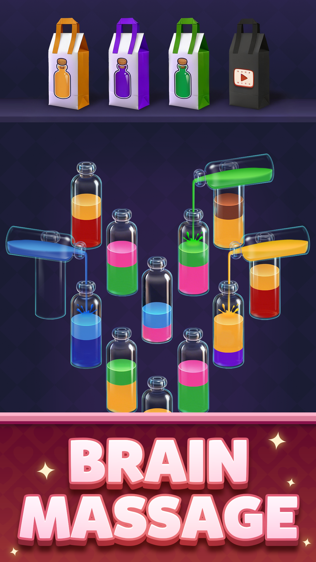 اسکرین شات 1 بازی Water Match™- ASMR Water Sort