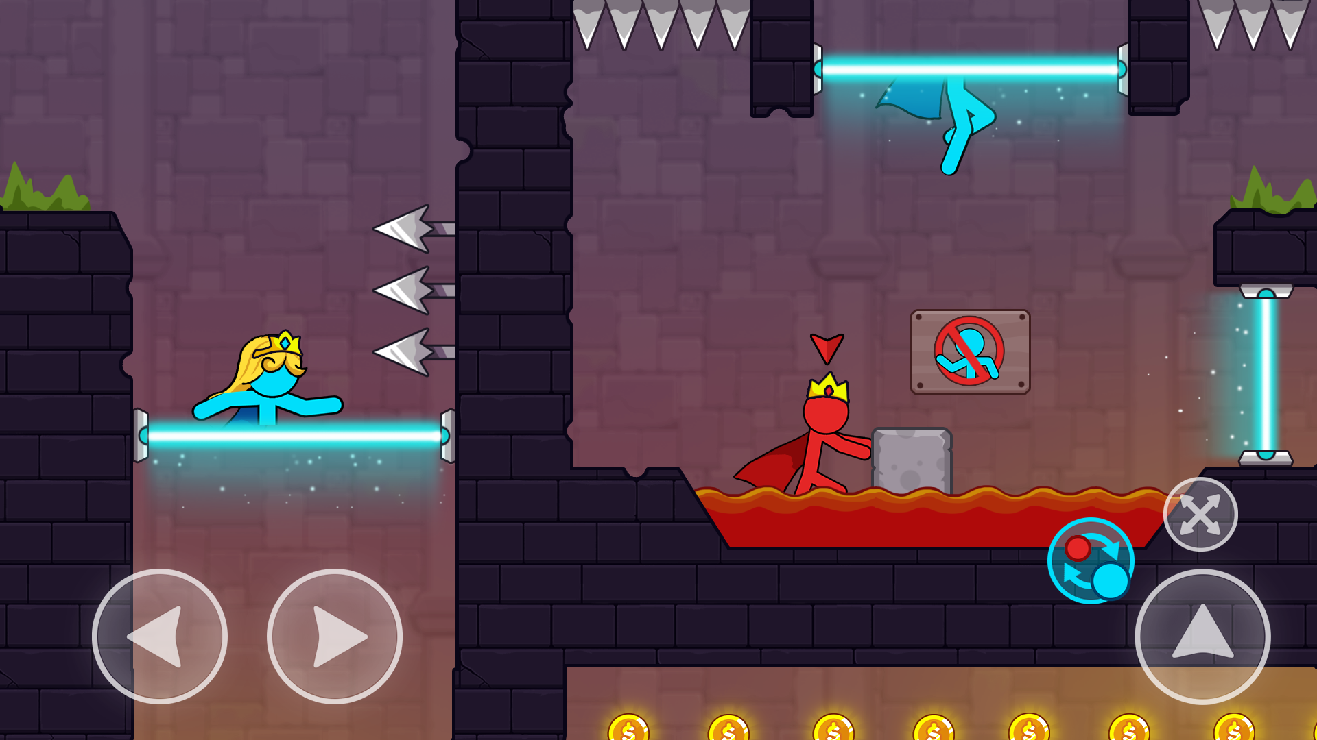 اسکرین شات 2 بازی Stick Adventure: Red And Blue
