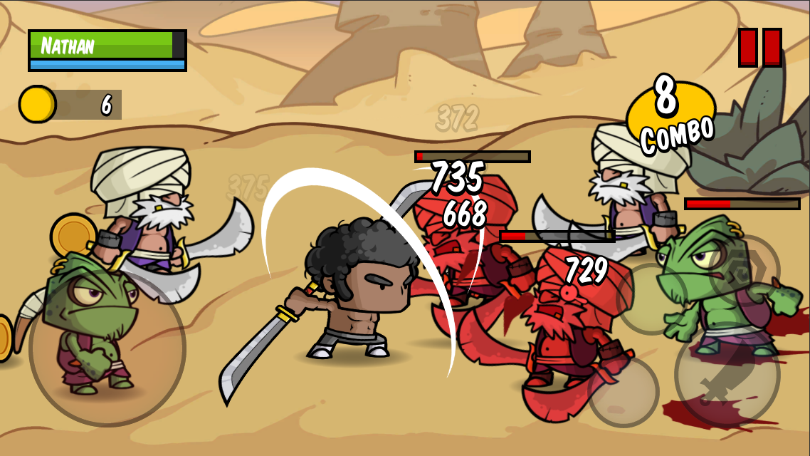 اسکرین شات 4 بازی Battle Hunger: 2D Hack n Slash