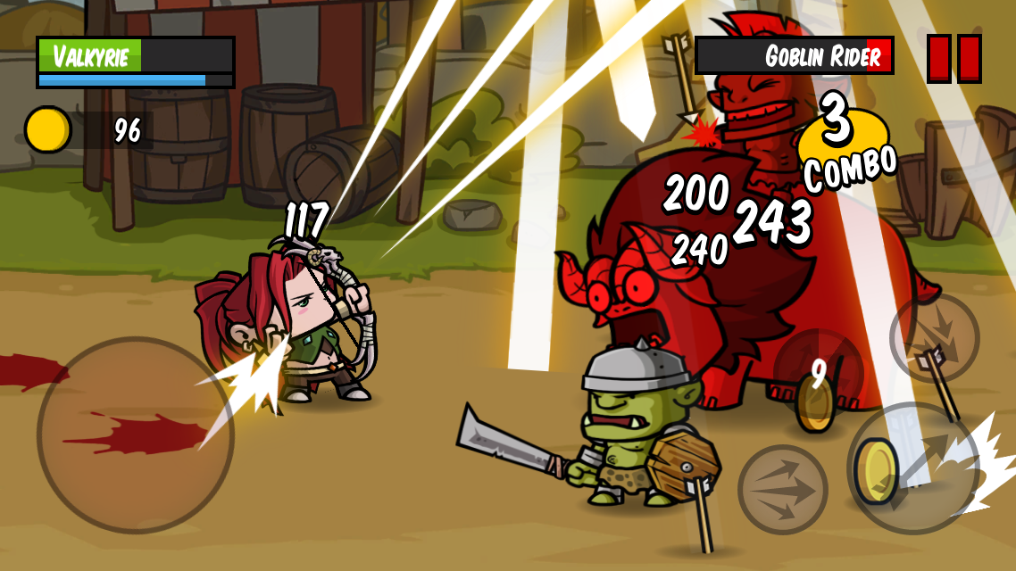 اسکرین شات 2 بازی Battle Hunger: 2D Hack n Slash