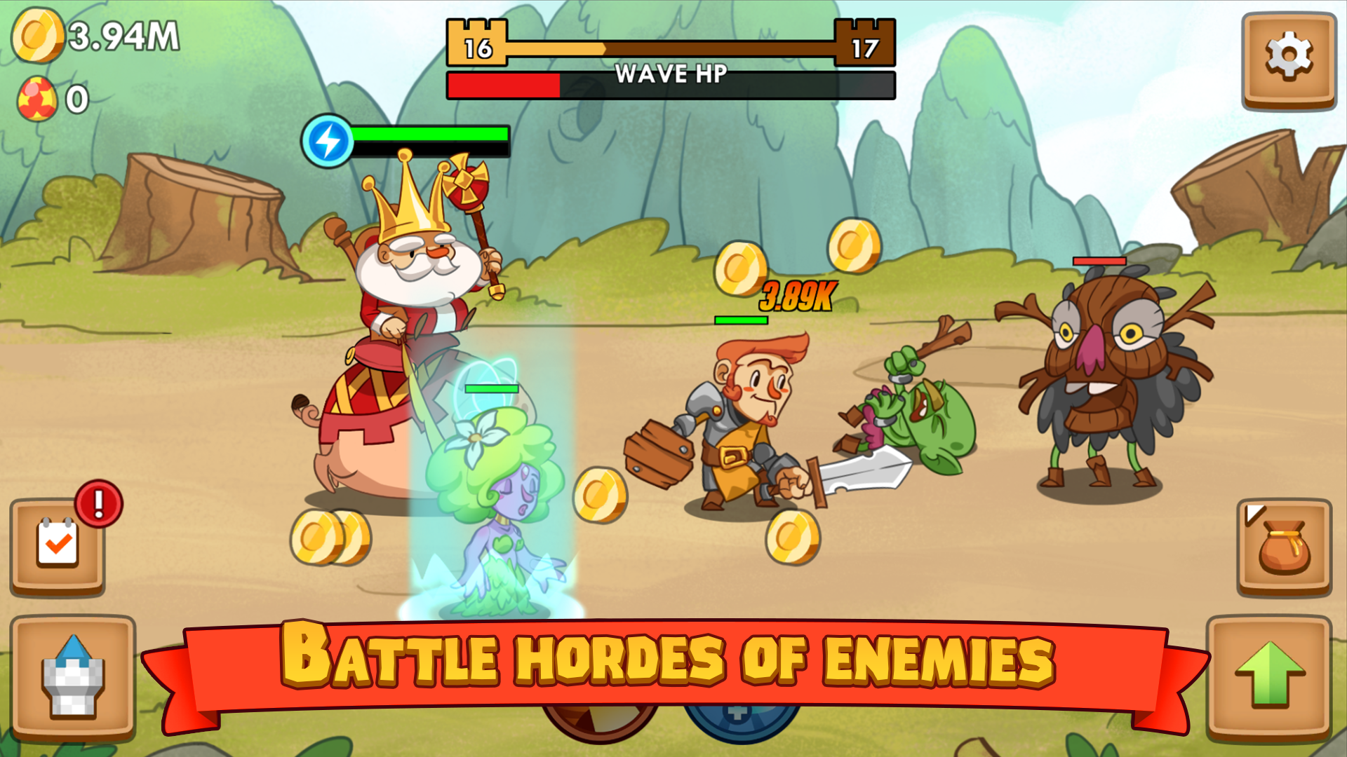 اسکرین شات 2 بازی Idle Kingdom: Click Tycoon