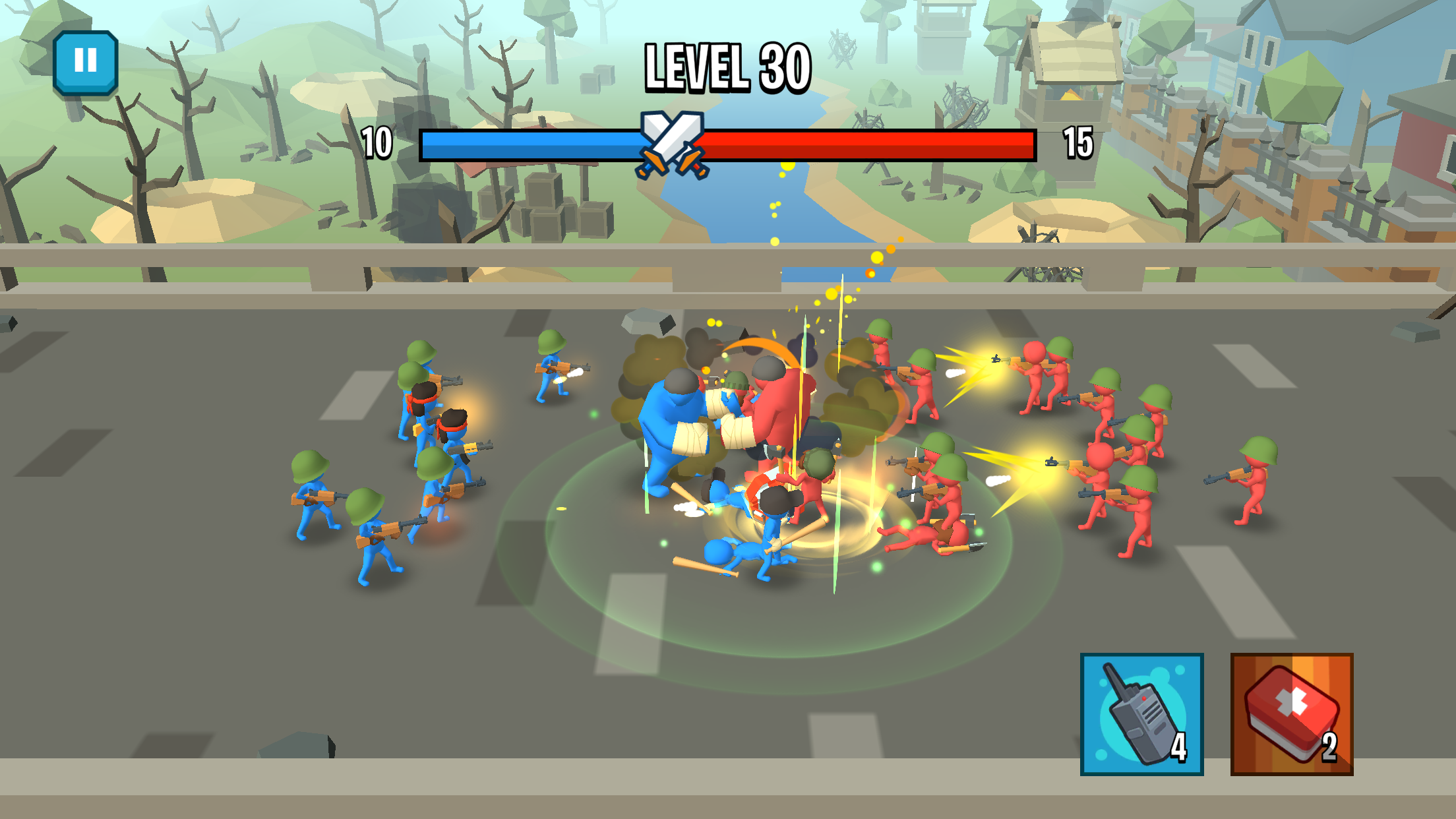 اسکرین شات 2 بازی Stick Army: World War Strategy
