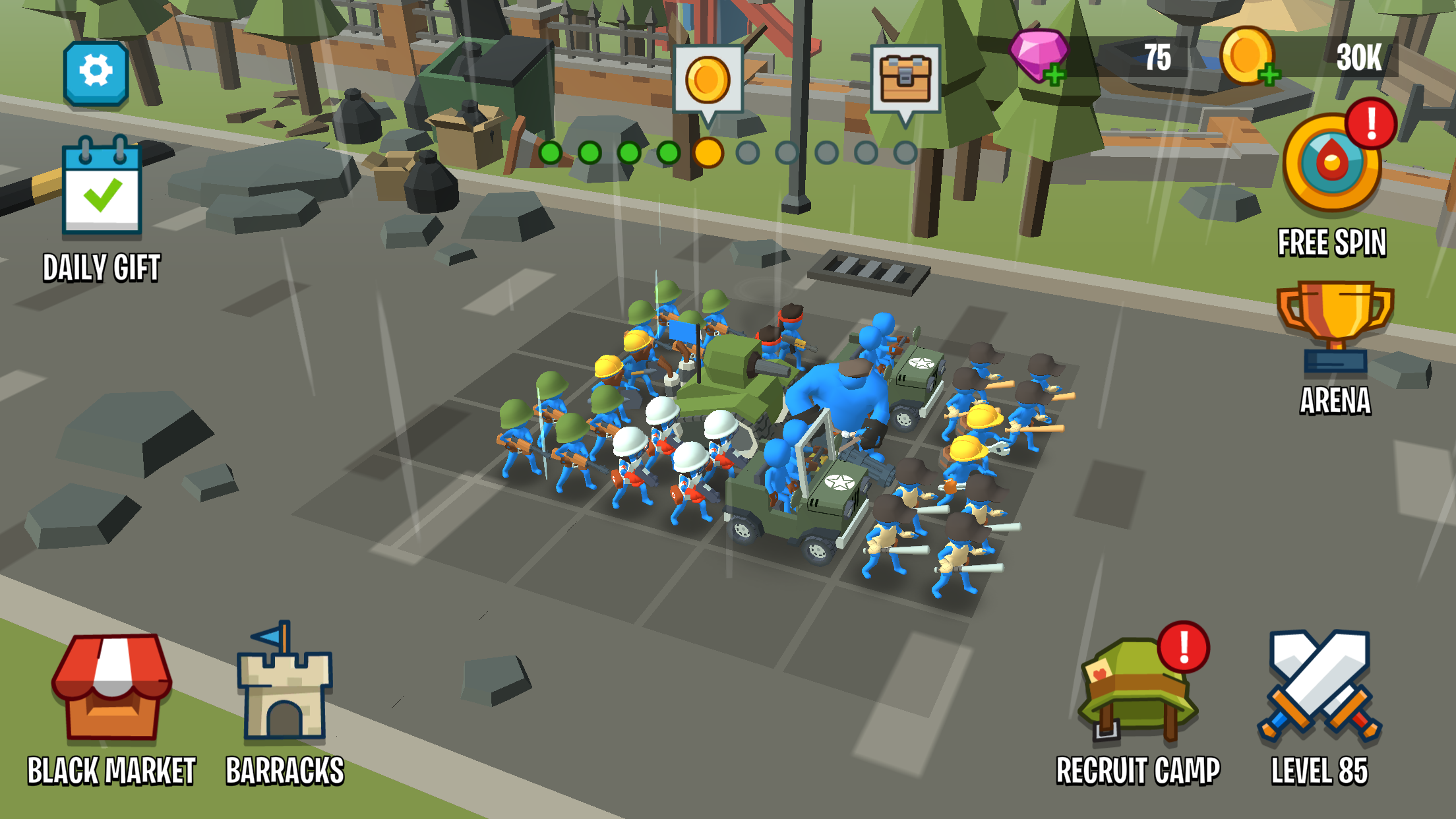 اسکرین شات 4 بازی Stick Army: World War Strategy