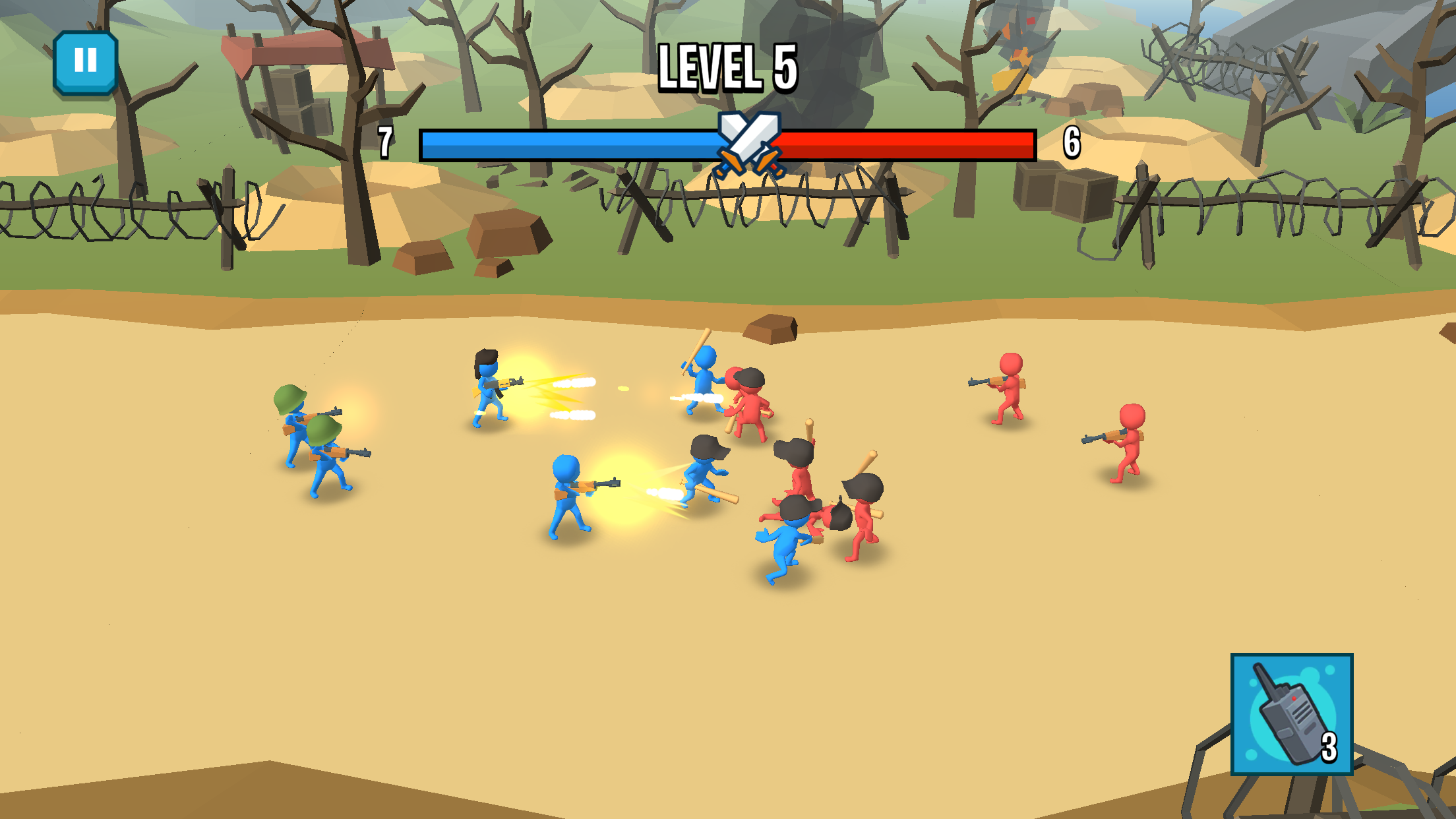 اسکرین شات 1 بازی Stick Army: World War Strategy