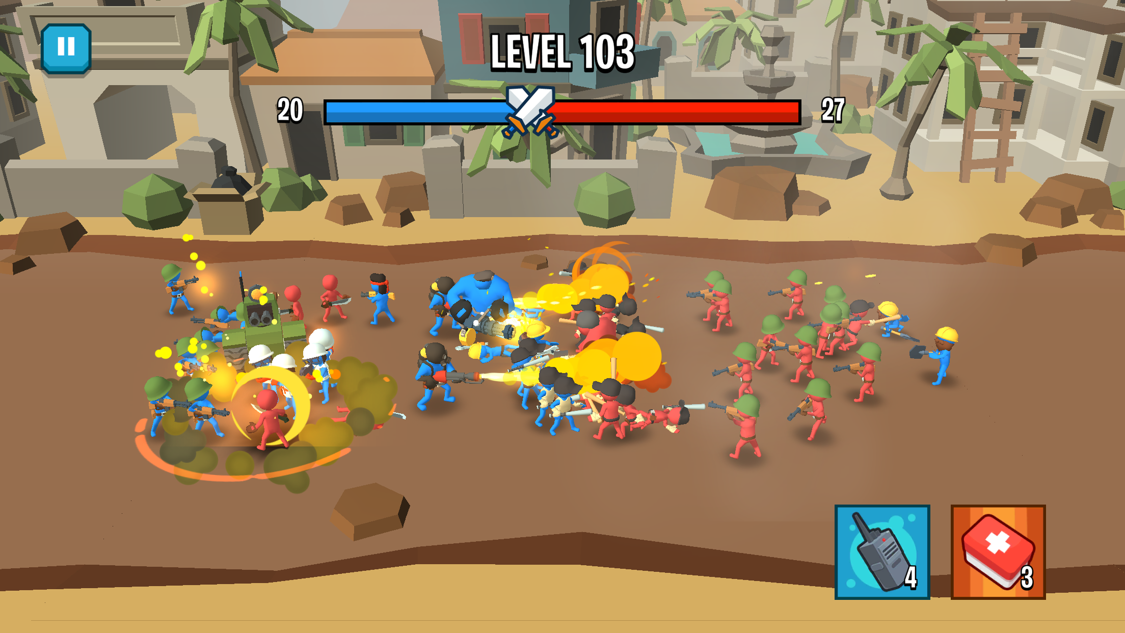 اسکرین شات 5 بازی Stick Army: World War Strategy