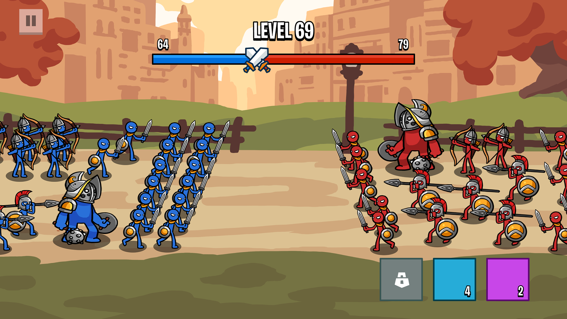 اسکرین شات 2 بازی Stick Battle: War of Legions