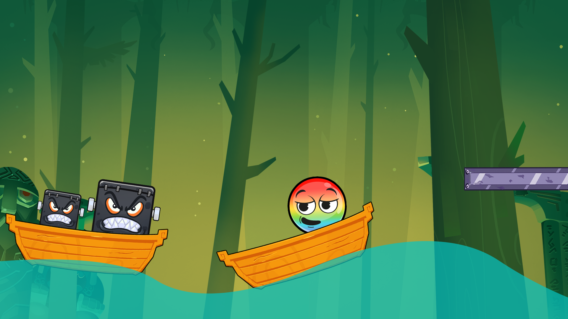 اسکرین شات 4 بازی Rainbow Ball Adventure