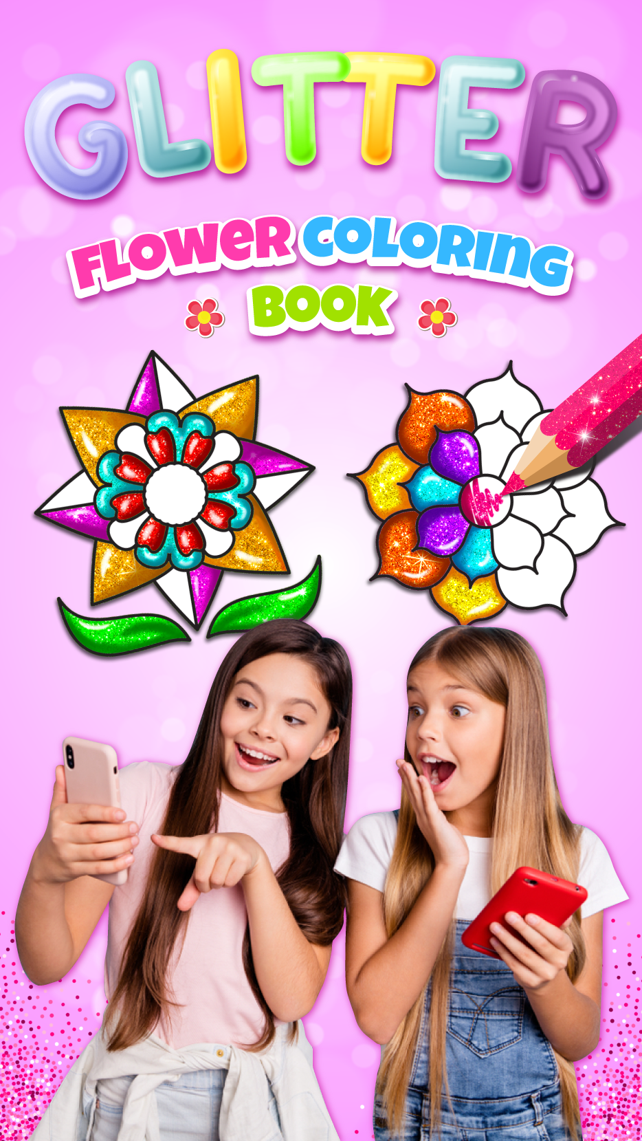 اسکرین شات 8 برنامه Rainbow Flower Coloring and Dr