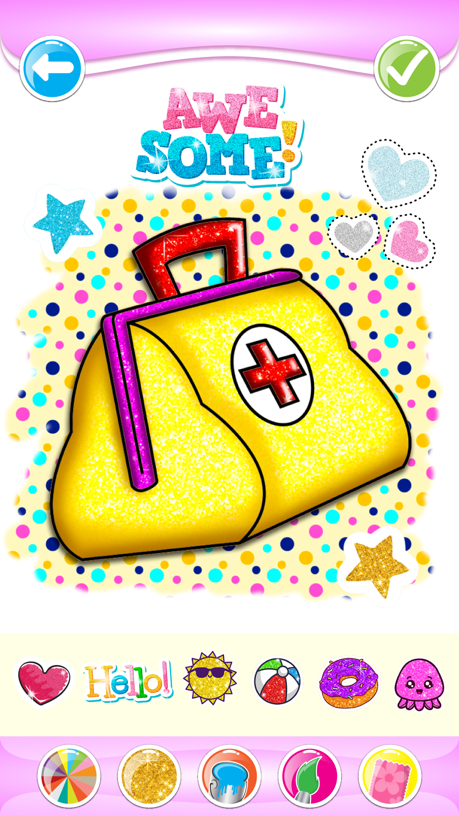 اسکرین شات 7 برنامه Toy Doctor Set coloring and dr