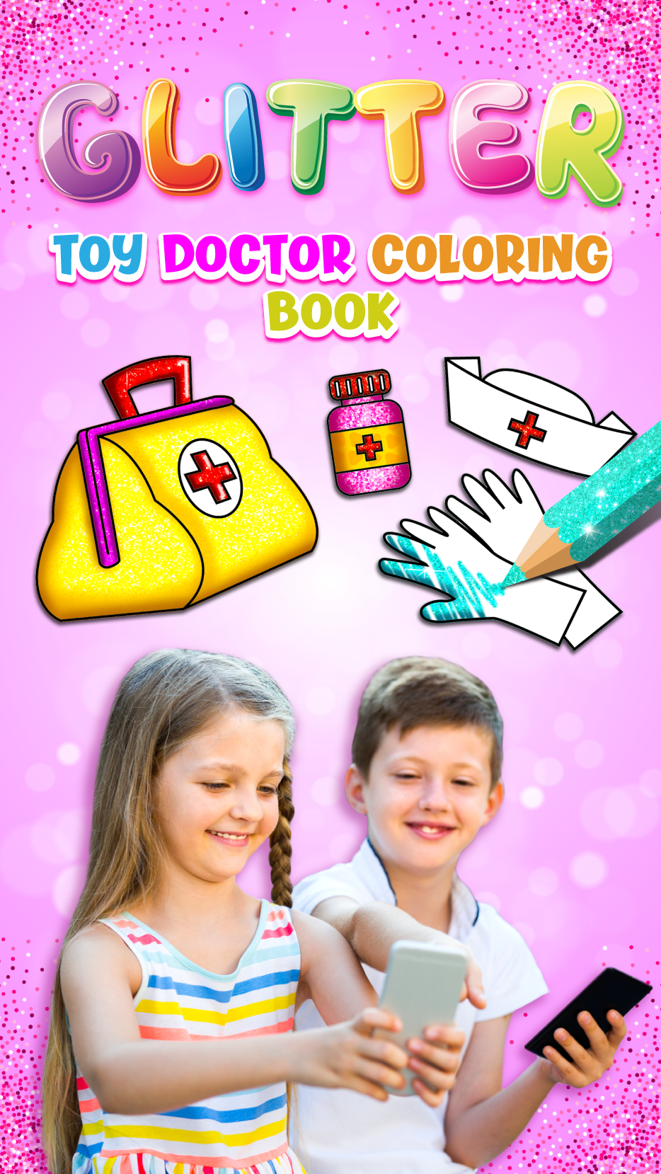 اسکرین شات 8 برنامه Toy Doctor Set coloring and dr
