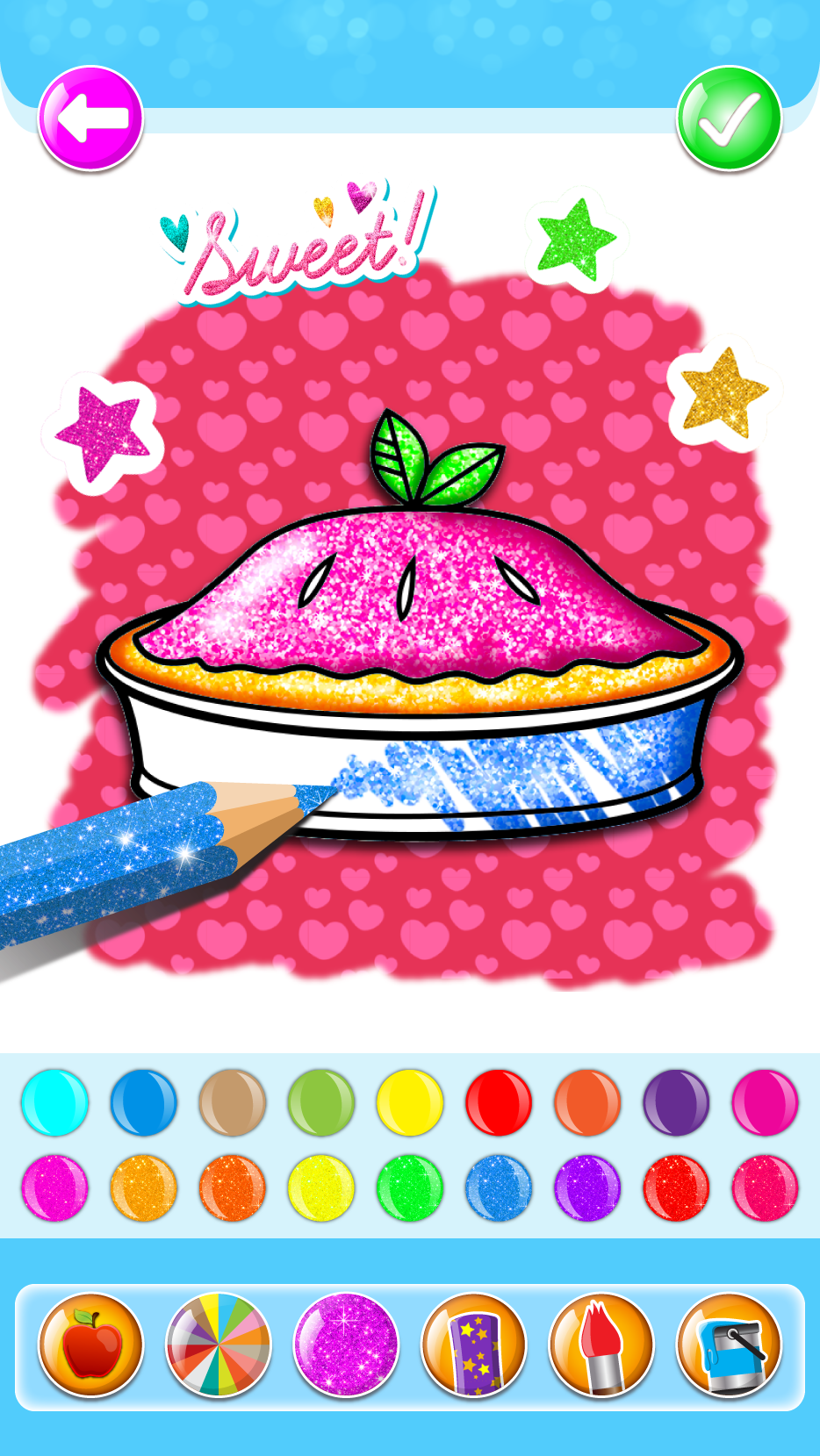 اسکرین شات 5 بازی Food Coloring Game - Learn Col
