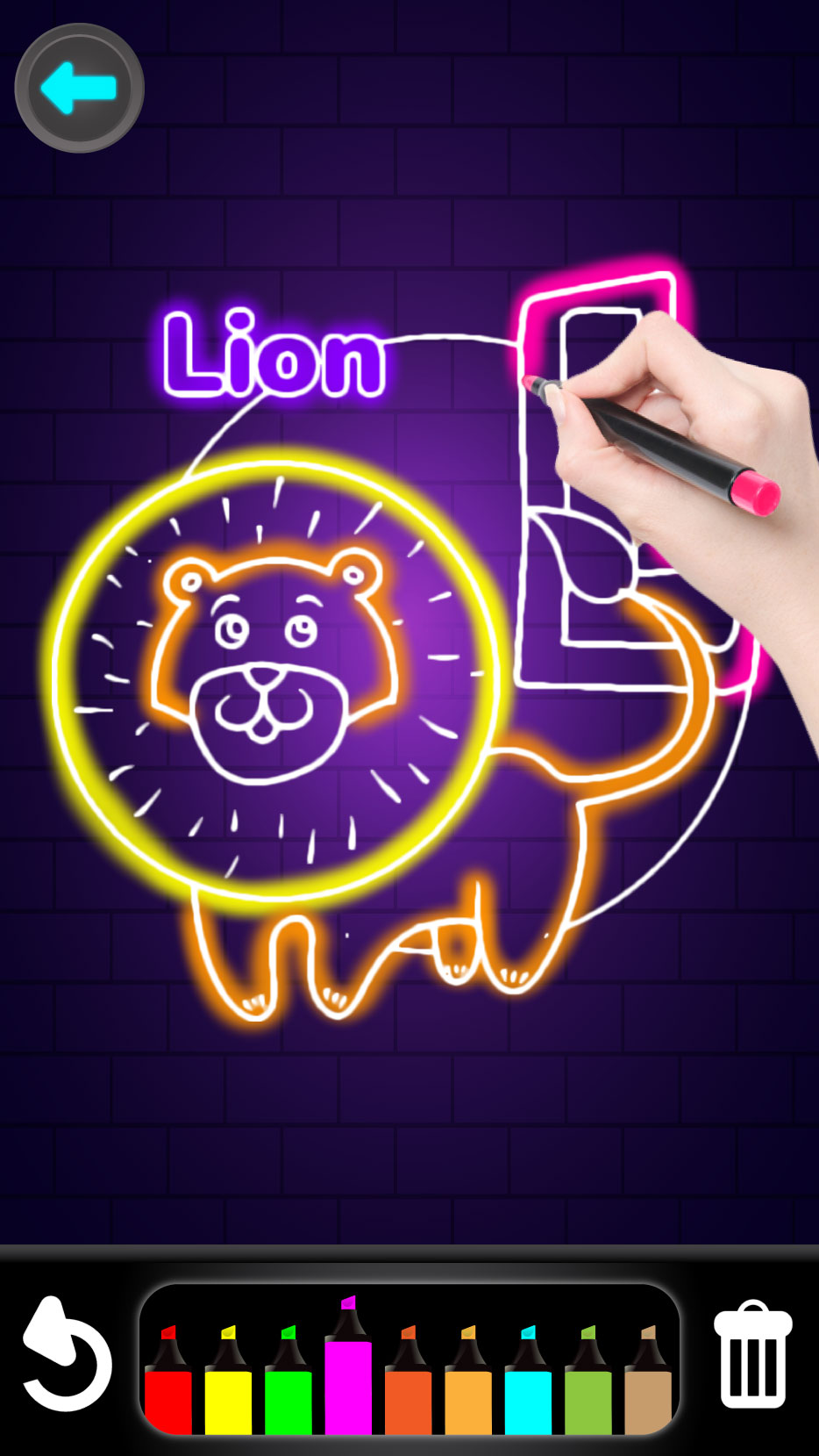 اسکرین شات 3 برنامه Number & ABC Coloring For Kids
