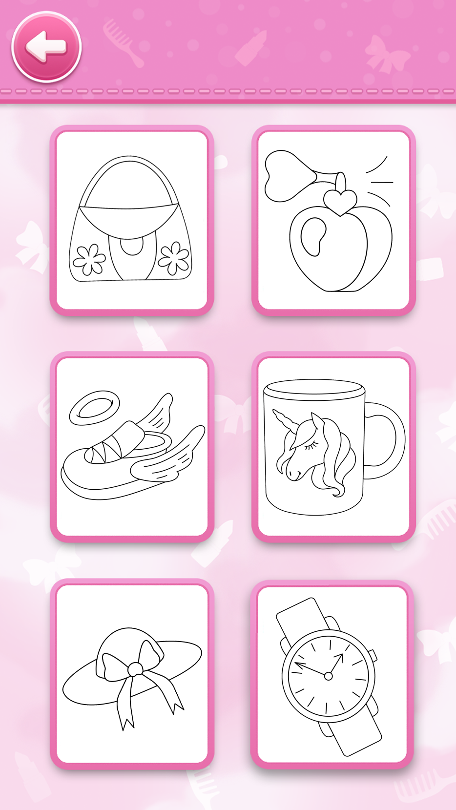 اسکرین شات 8 برنامه Glitter beauty coloring game