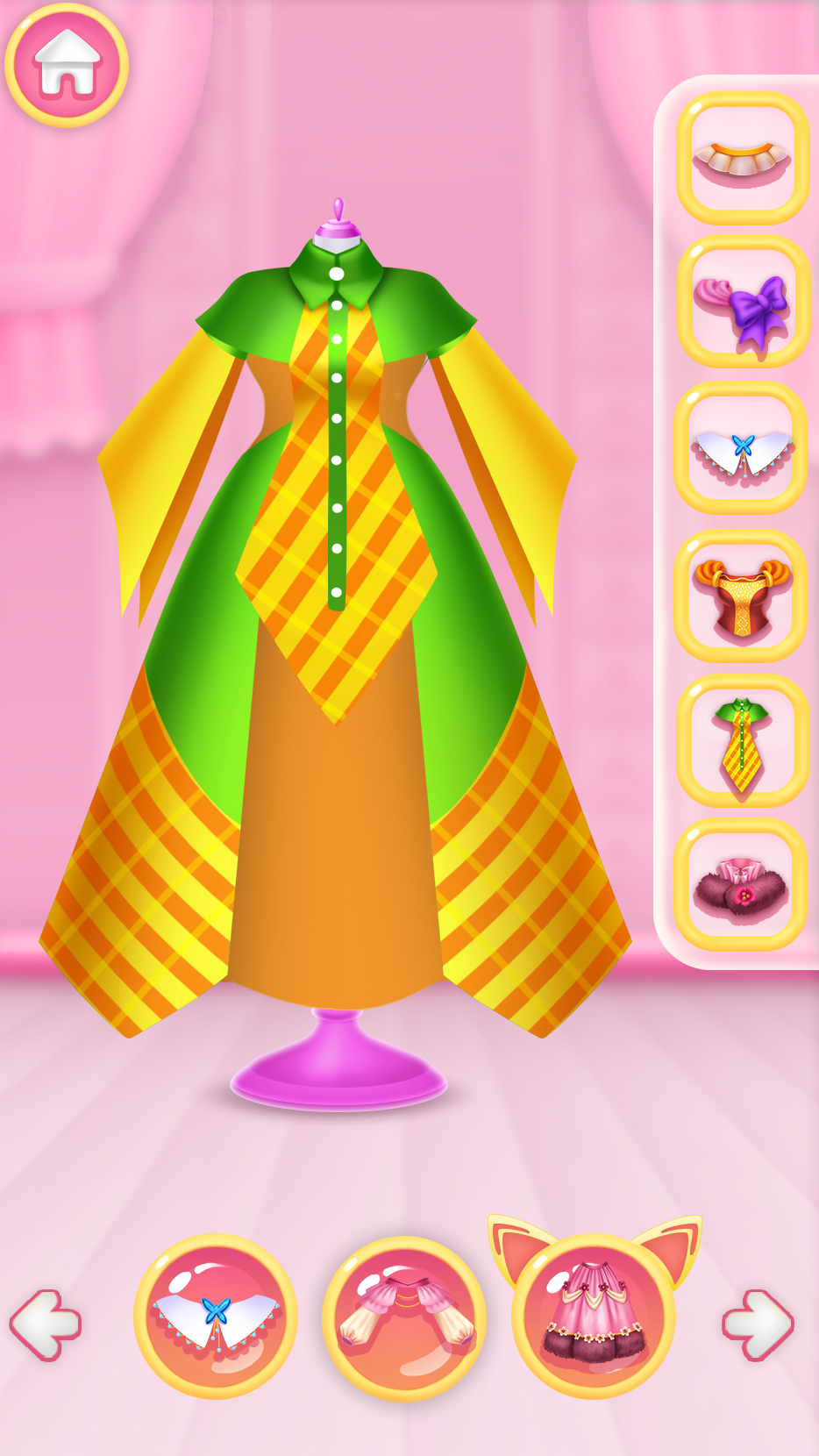 اسکرین شات 3 برنامه Glitter Dress Coloring Game