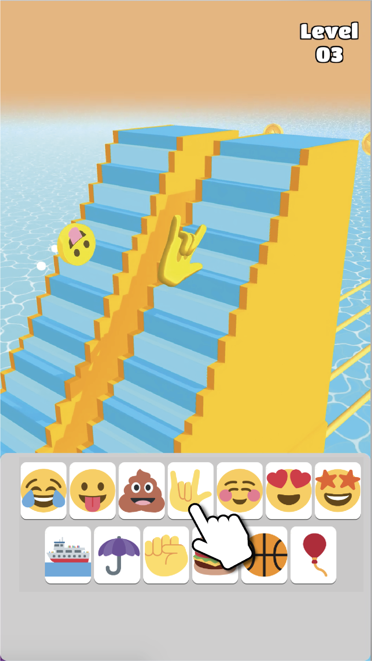 اسکرین شات 2 بازی Emoji Run!