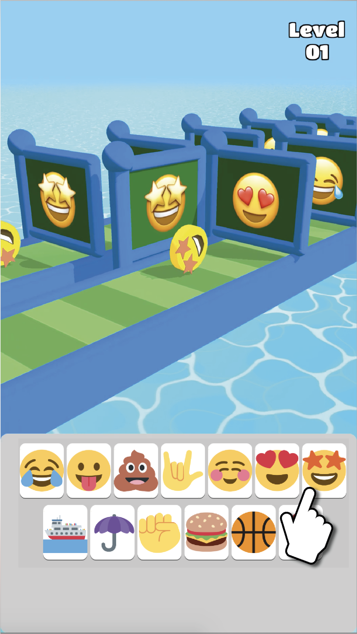 اسکرین شات 1 بازی Emoji Run!