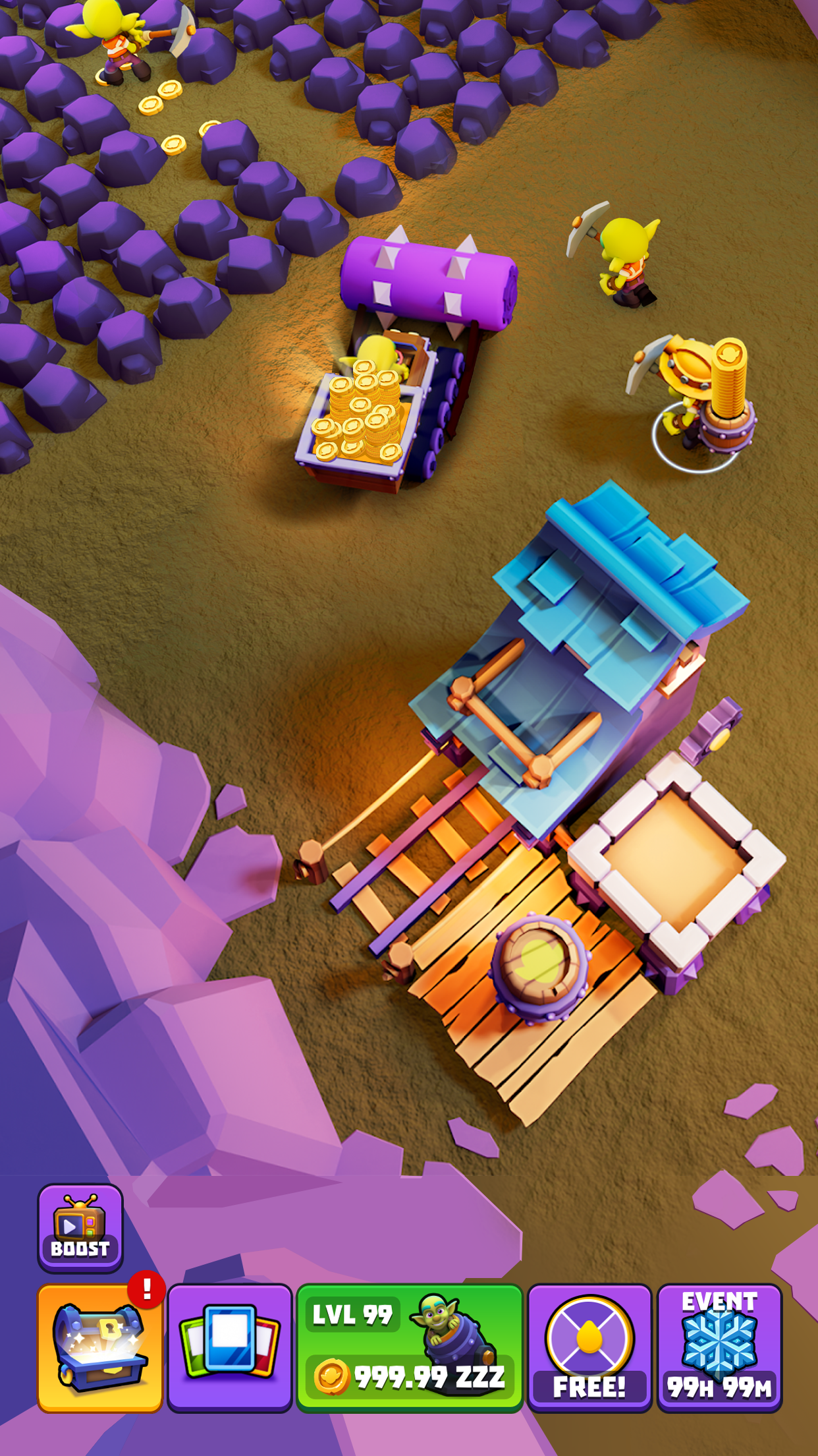 اسکرین شات 4 بازی Gold & Goblins Idle Merge Game