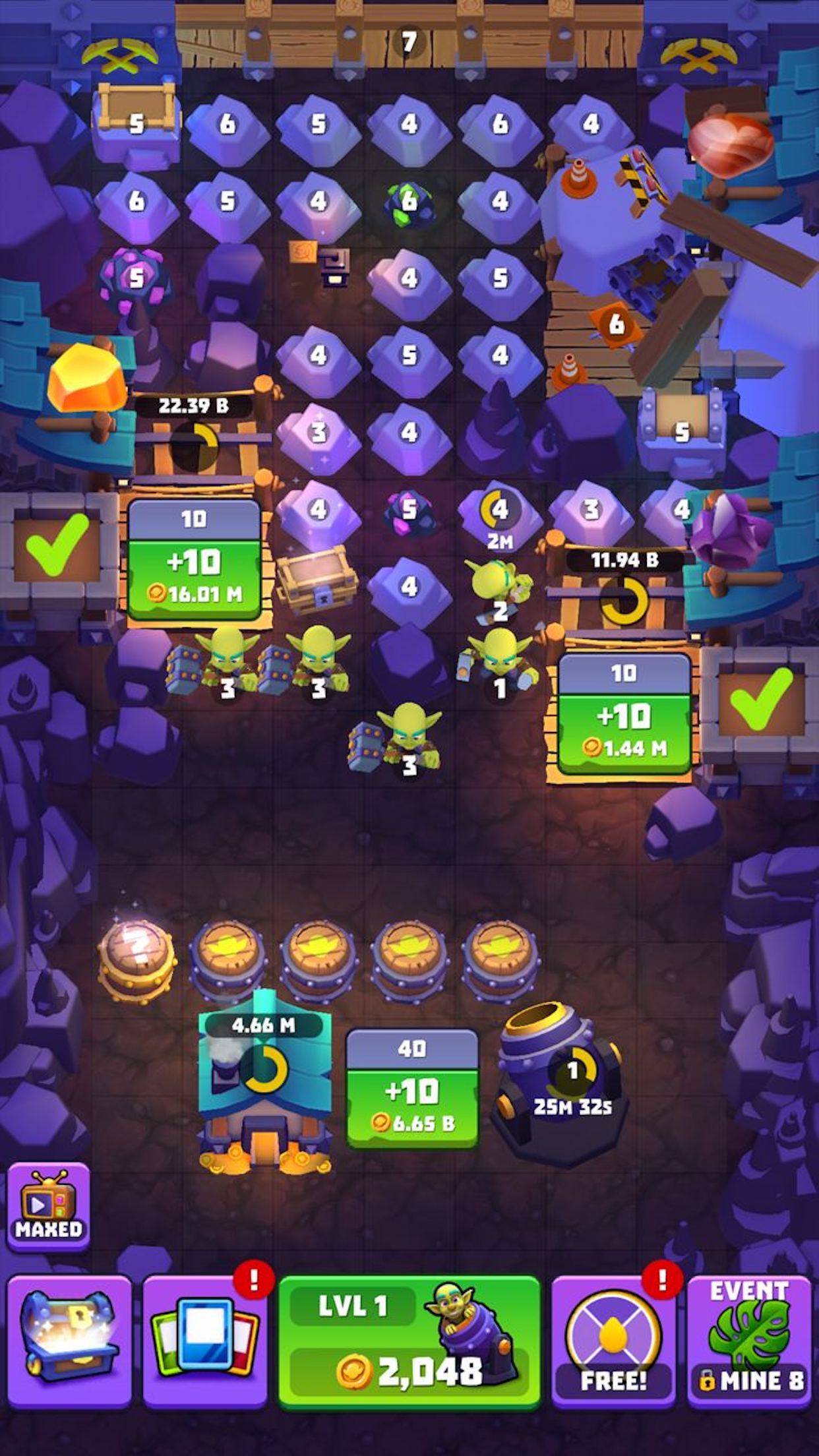 اسکرین شات 6 بازی Gold & Goblins: Idle Merger