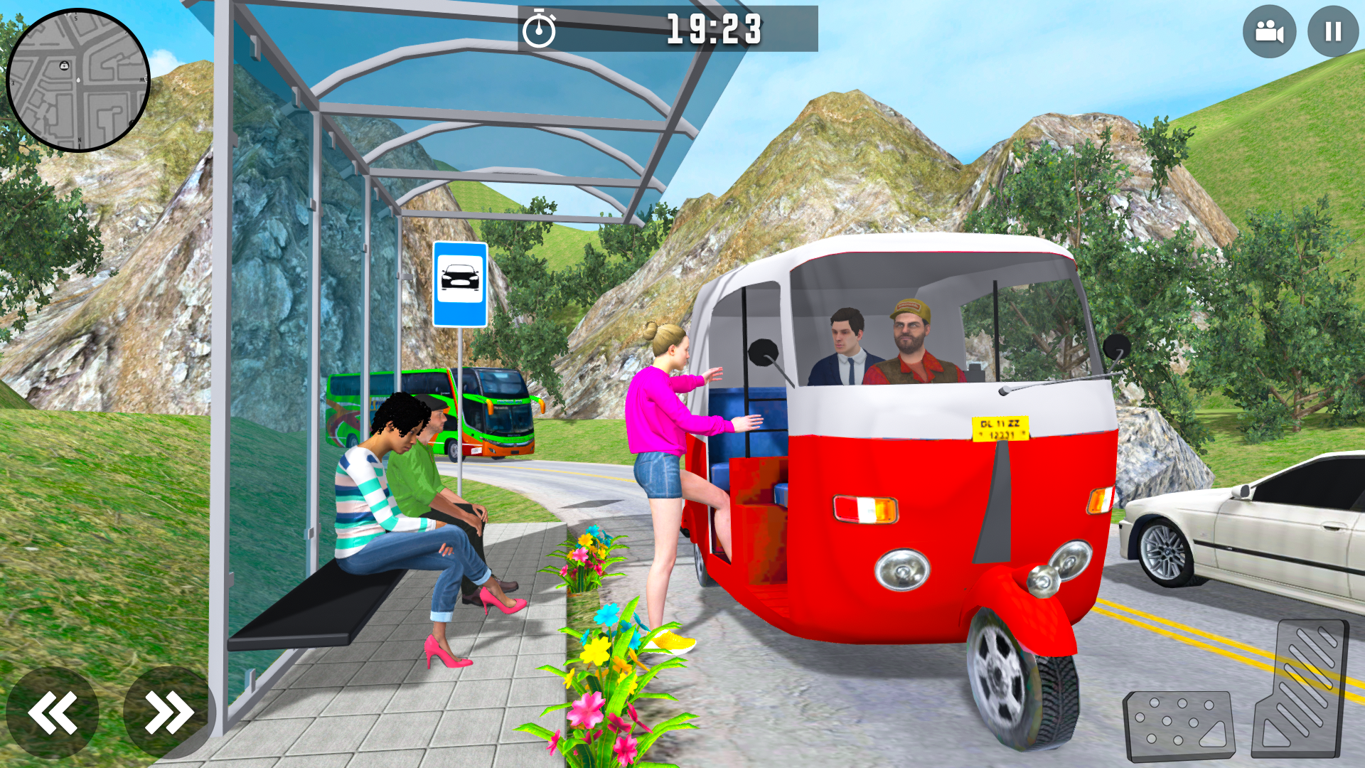 اسکرین شات 2 بازی Tuk Tuk Auto Rickshaw Offroad