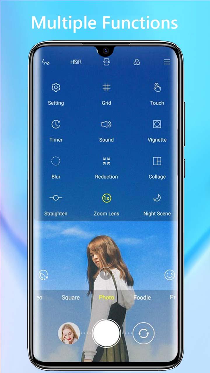 اسکرین شات 6 برنامه Selfie Camera for Xiaomi Mi 11