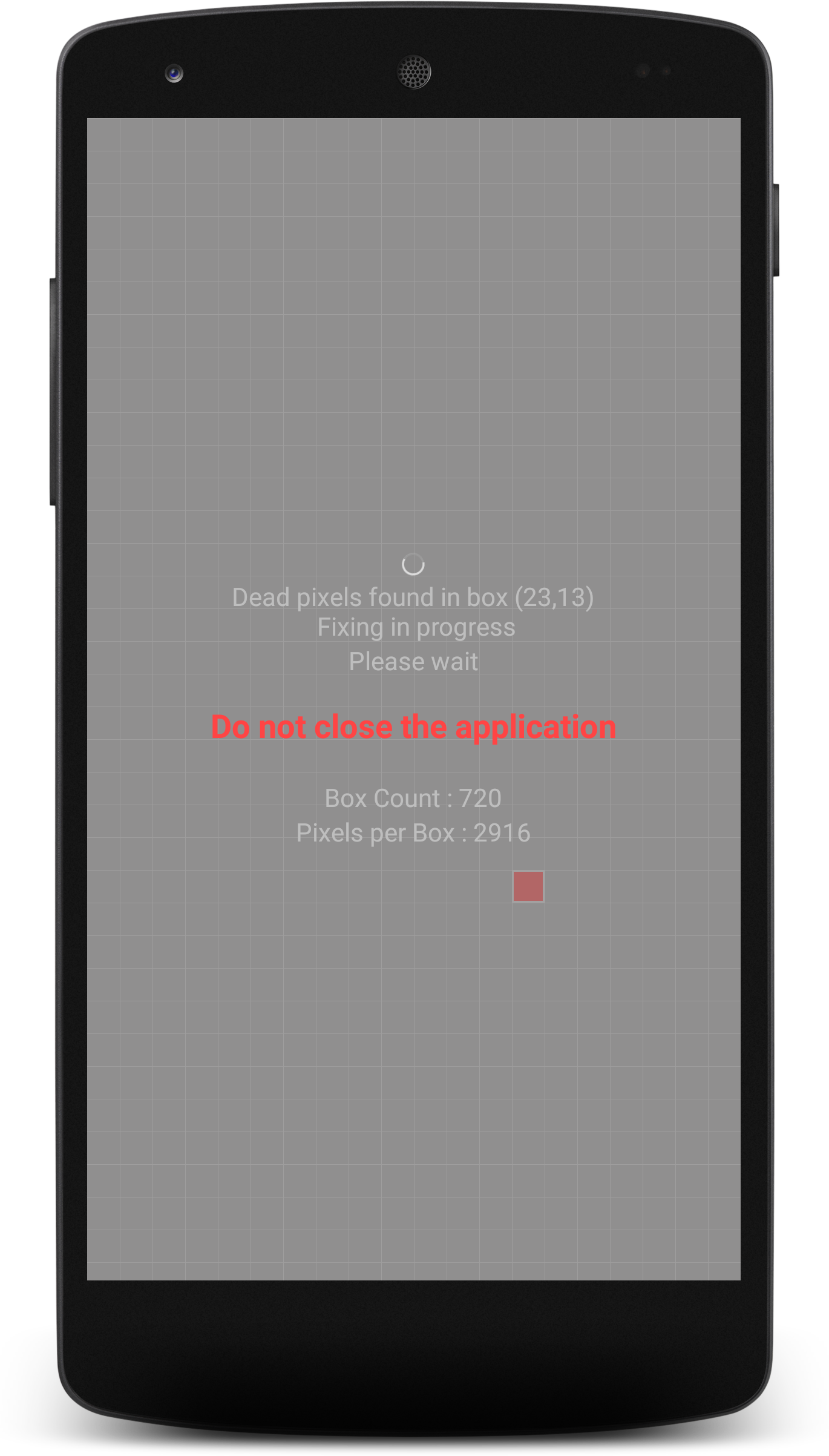 اسکرین شات 4 برنامه Touchscreen Dead pixels Repair