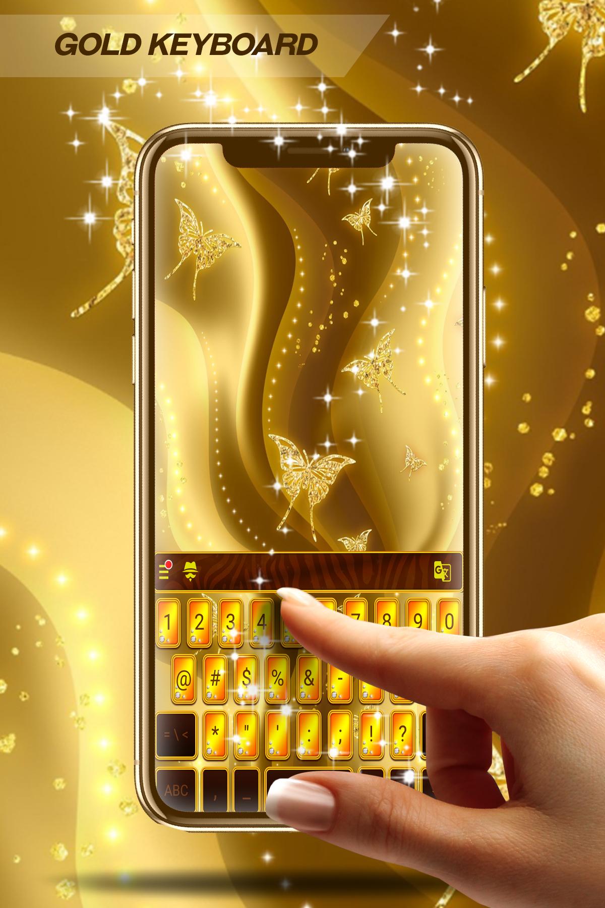 اسکرین شات برنامه Gold Keyboard 4