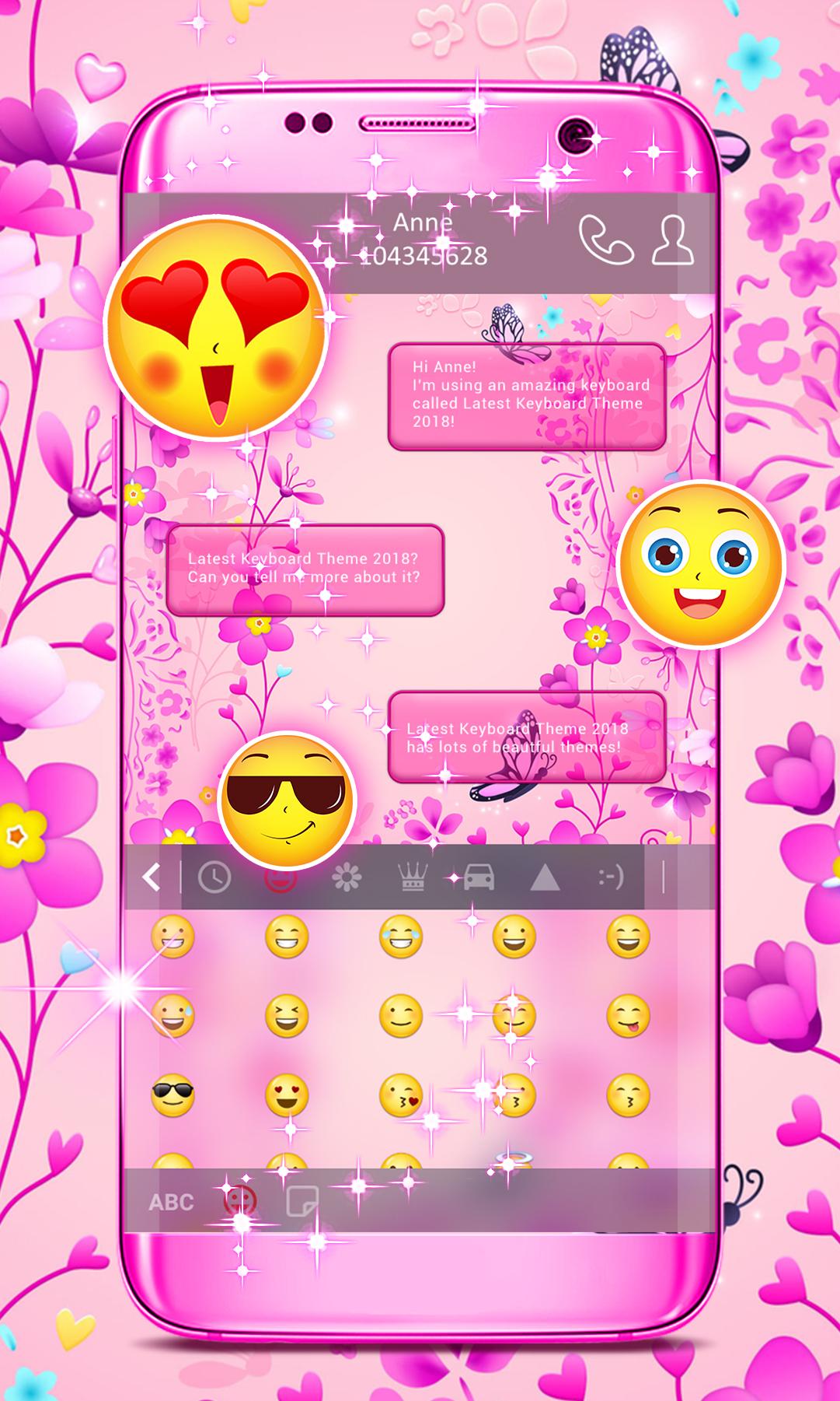 اسکرین شات 2 برنامه Latest Keyboard Theme 2021