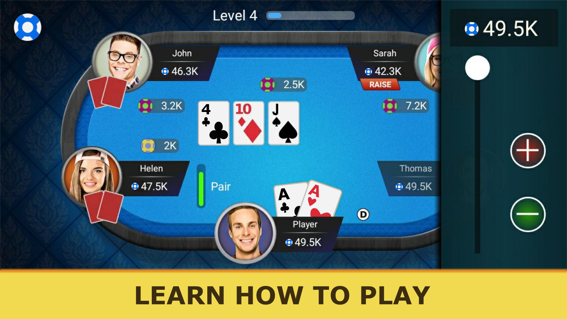 اسکرین شات 3 بازی Poker Offline: Texas Holdem