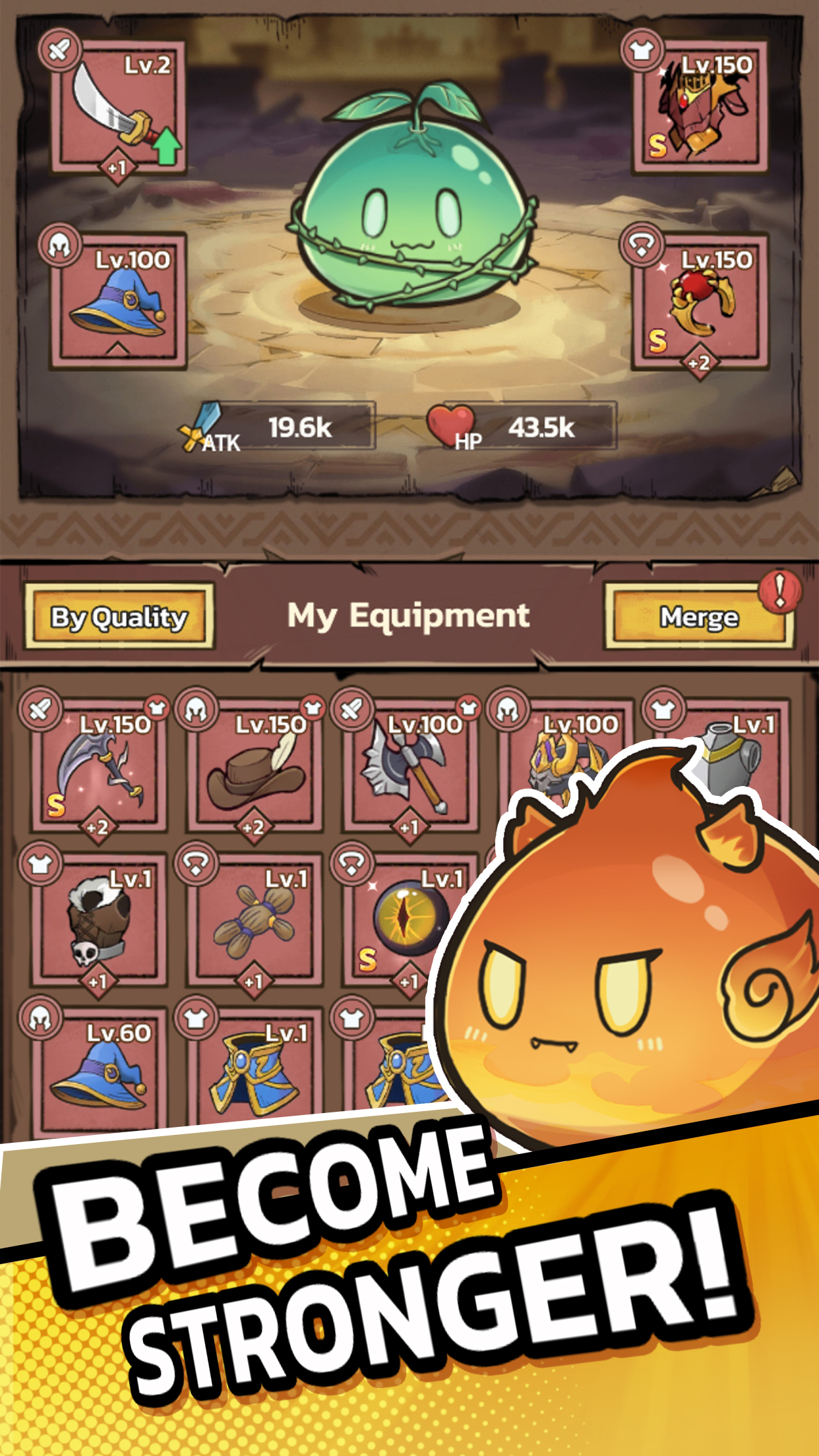 اسکرین شات 4 بازی Slime Castle — Idle TD Game