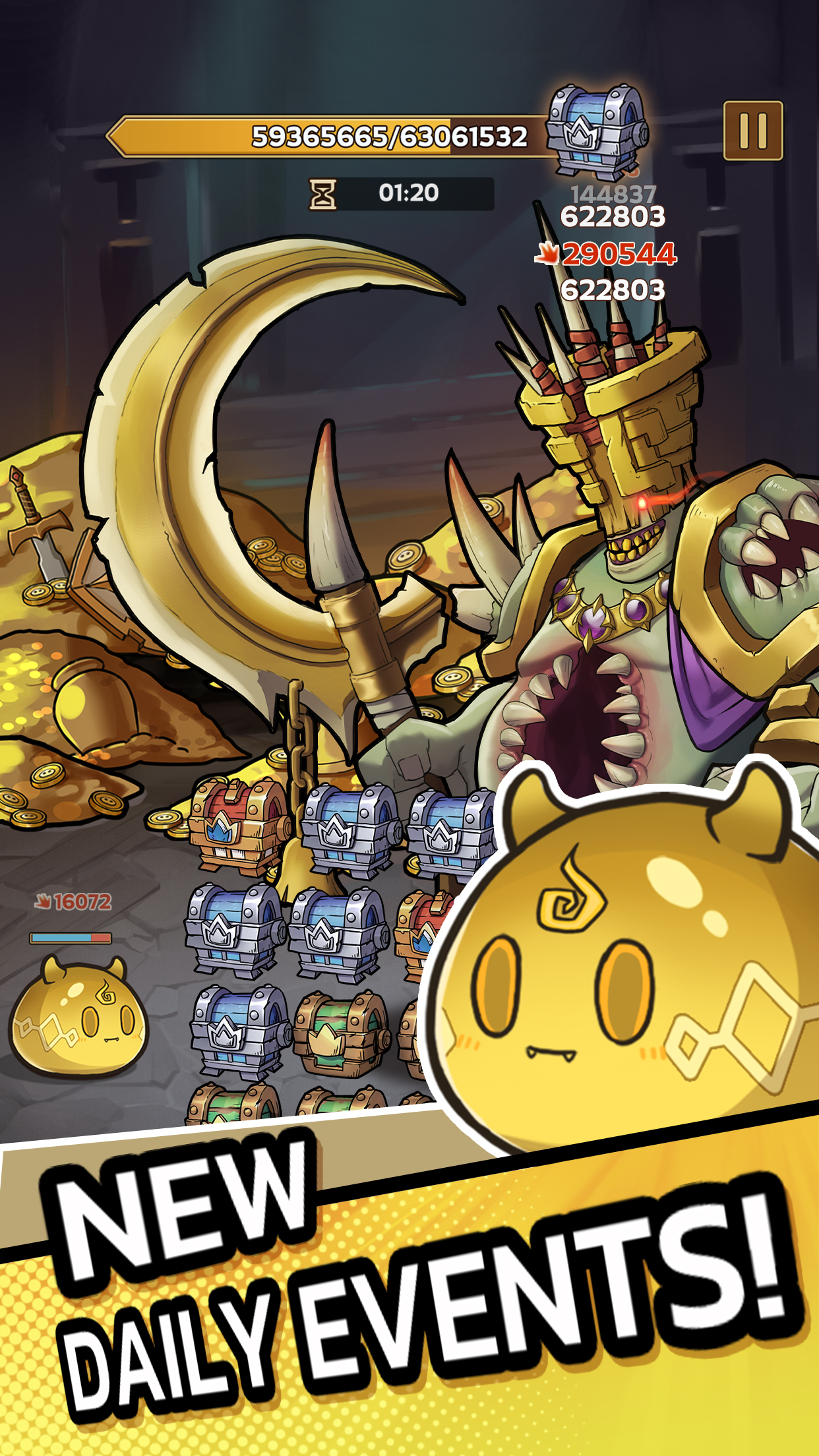 اسکرین شات 6 بازی Slime Castle — Idle TD Game