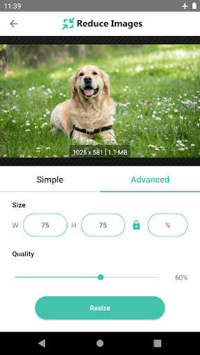 اسکرین شات 2 برنامه Reduce Images - Free Image Resizer