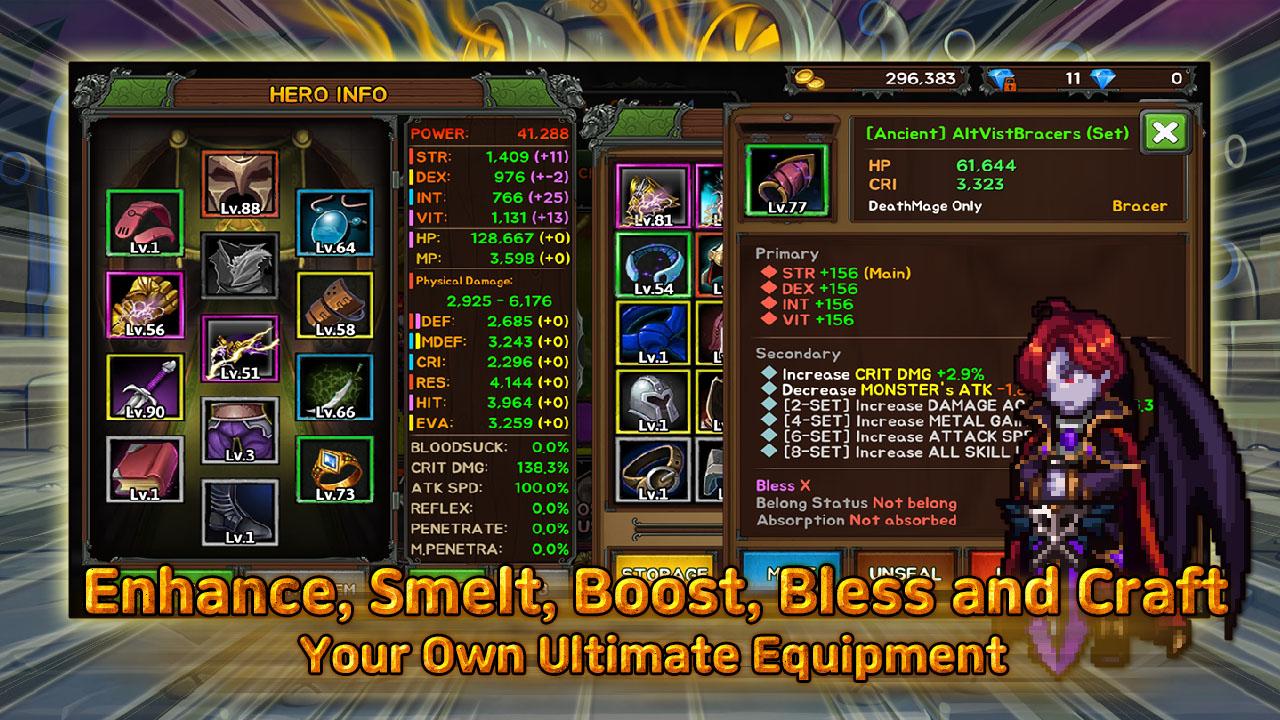 اسکرین شات 1 بازی Bless & Magic: Pixel Idle RPG