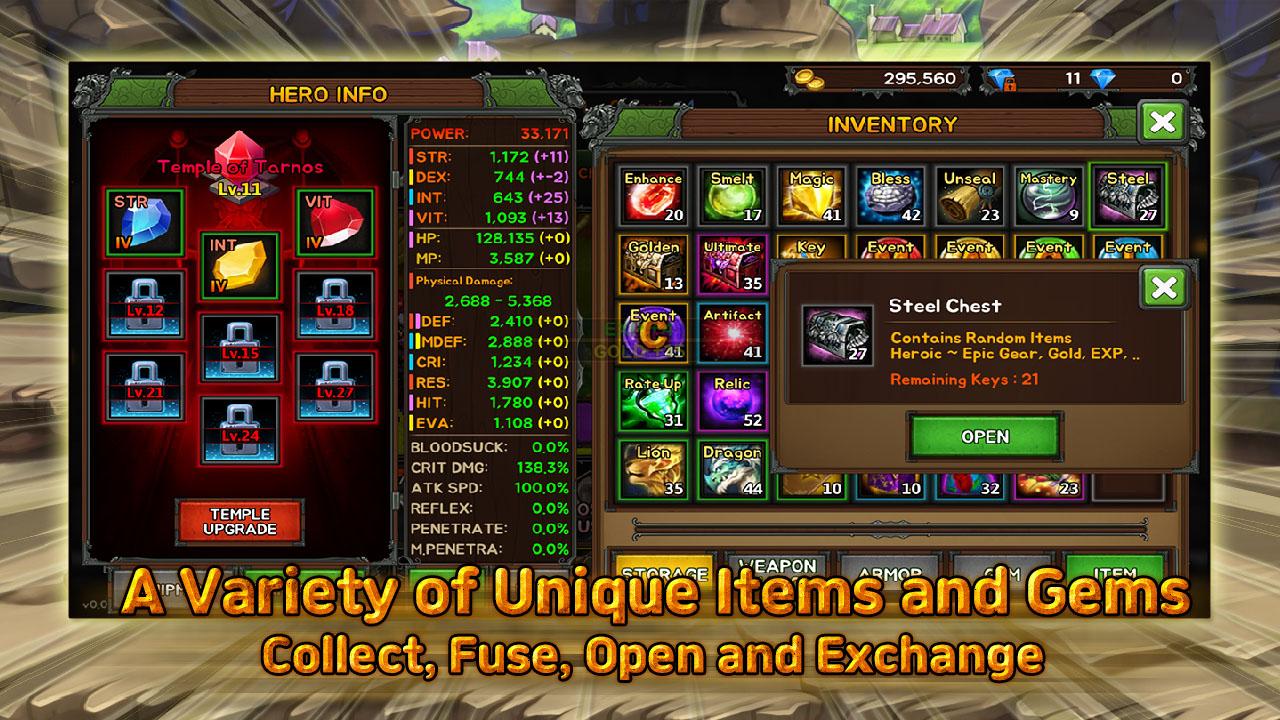 اسکرین شات 6 بازی Bless & Magic: Pixel Idle RPG