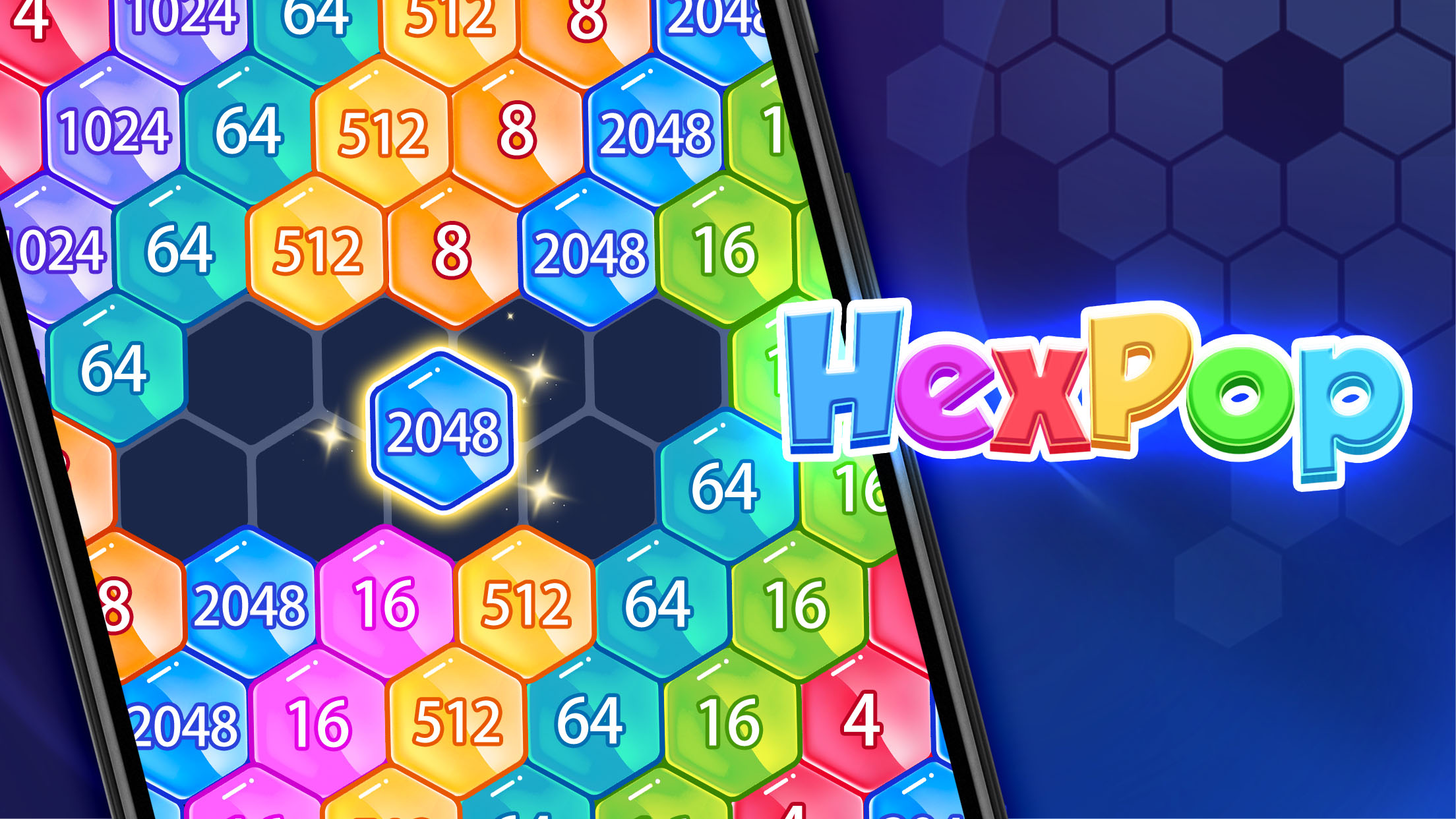 اسکرین شات 2 بازی HexPop - Hexa Block Games