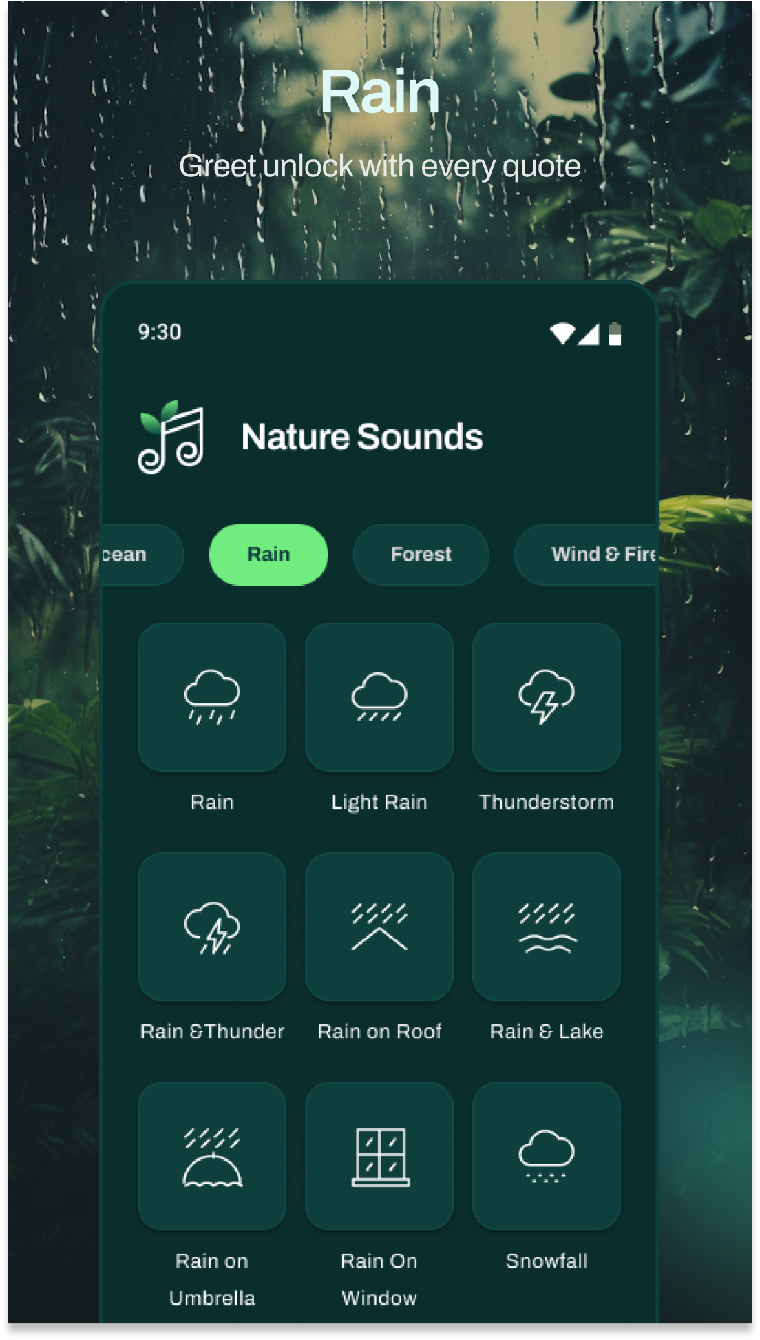 اسکرین شات 5 برنامه Relaxing Night Nature Sounds