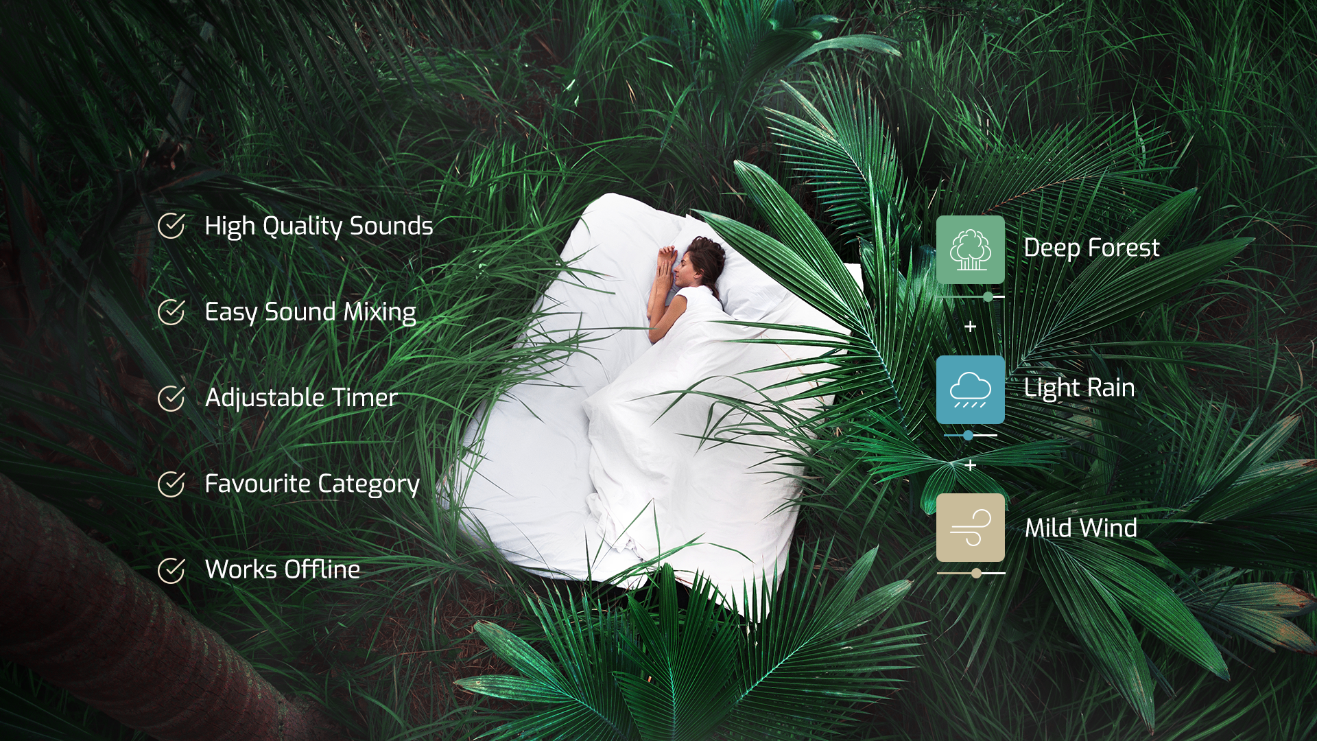 اسکرین شات 1 برنامه Relaxing Night Nature Sounds