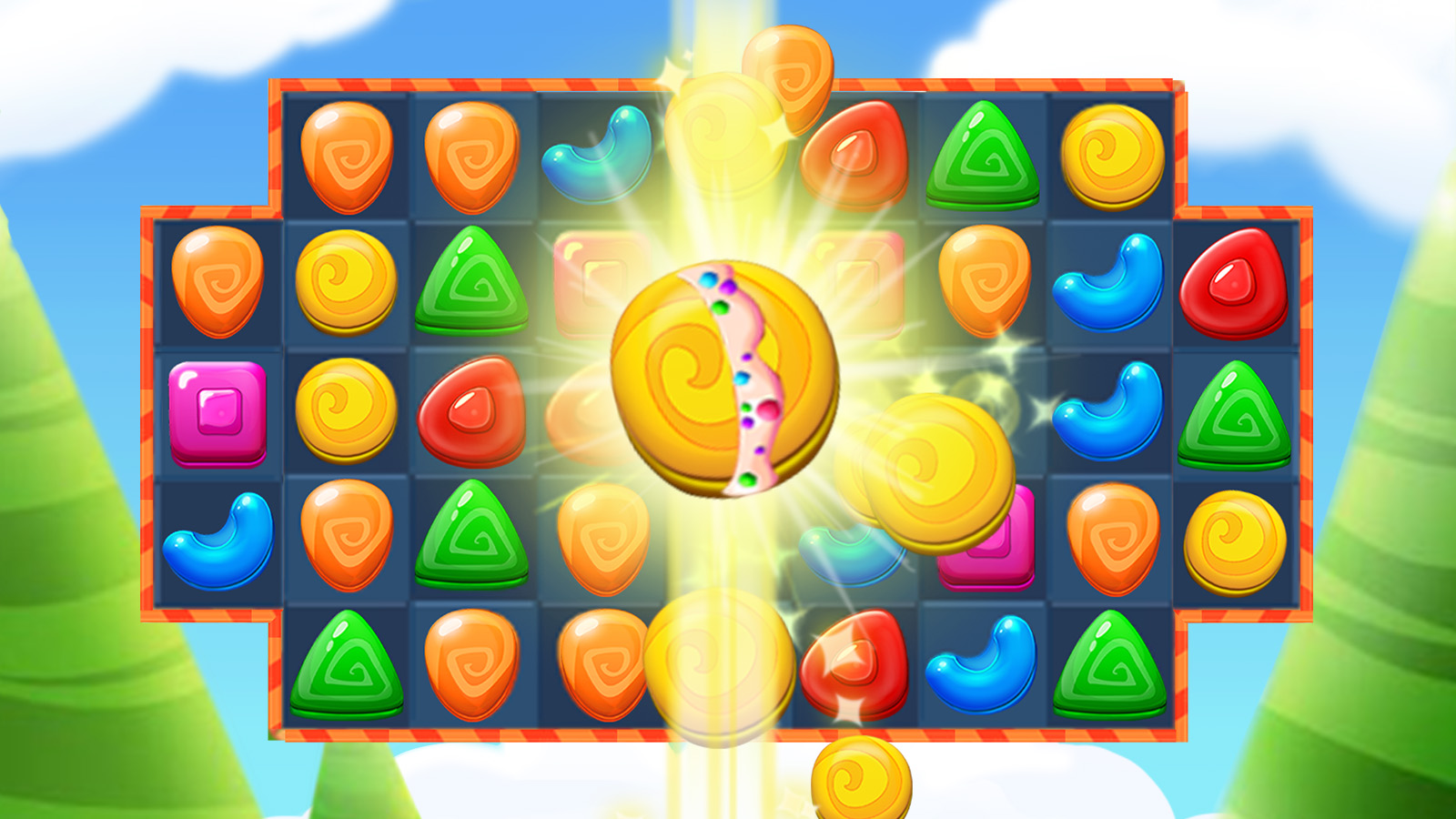اسکرین شات 2 بازی Cookie Jelly Match