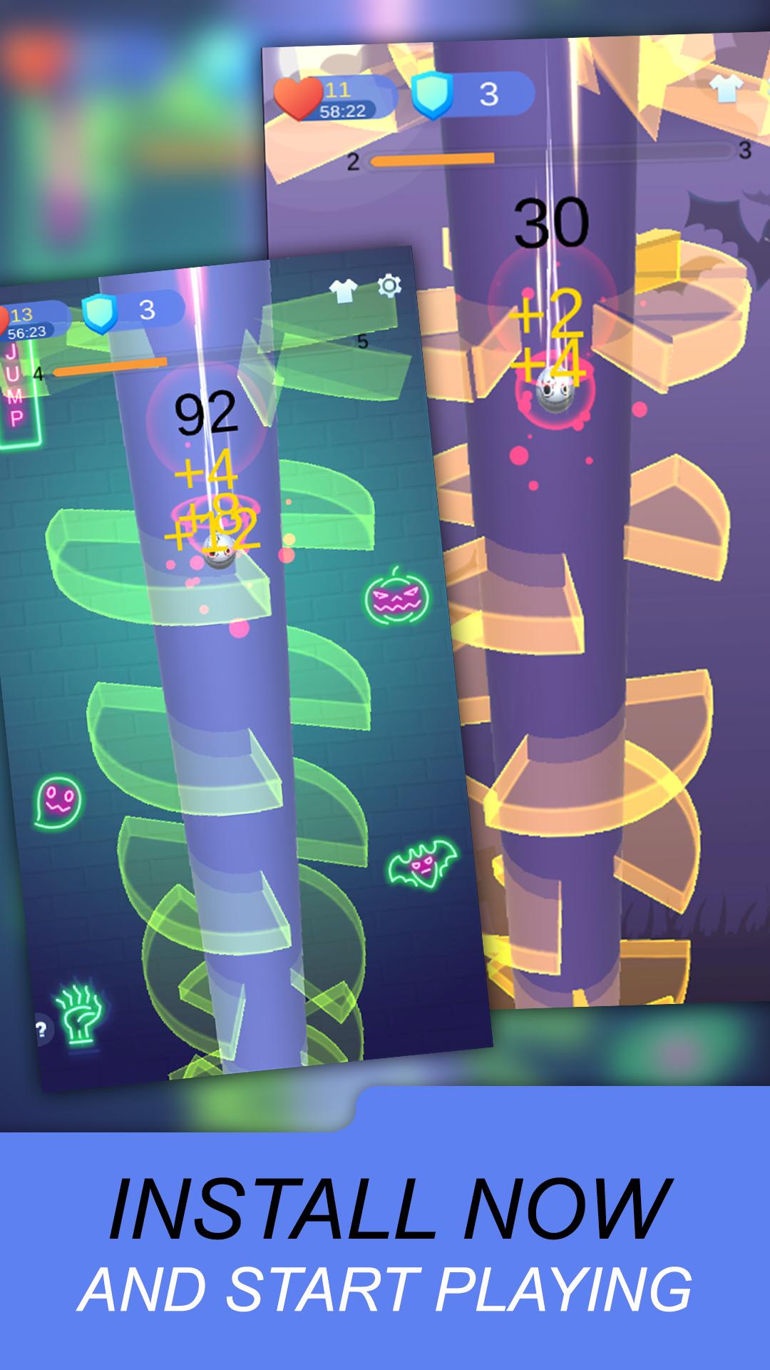 اسکرین شات 1 بازی Helix Rush